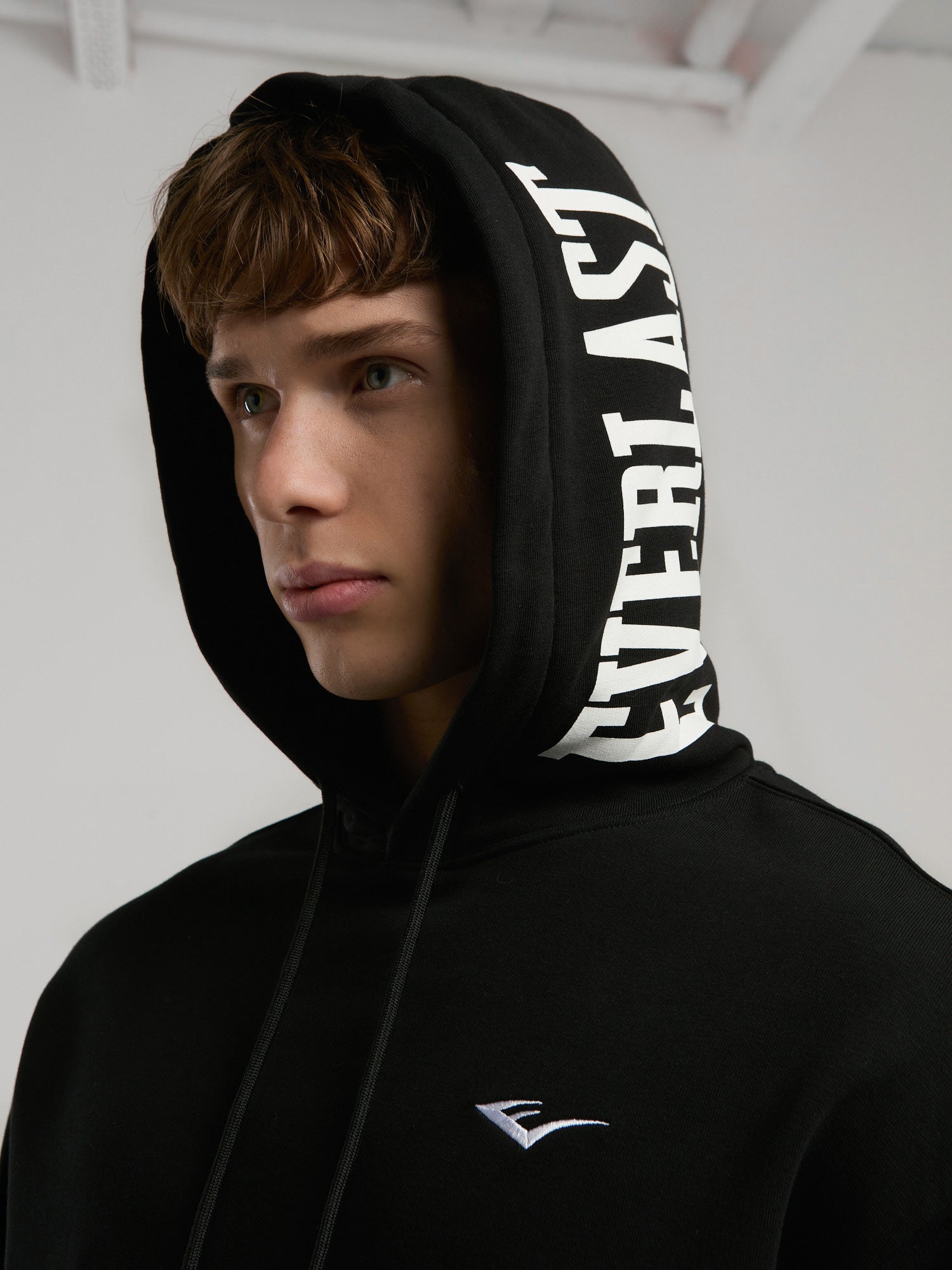 Ever Classics Comfort Siyah Kapüşon Baskılı Erkek Sweatshirt - 3