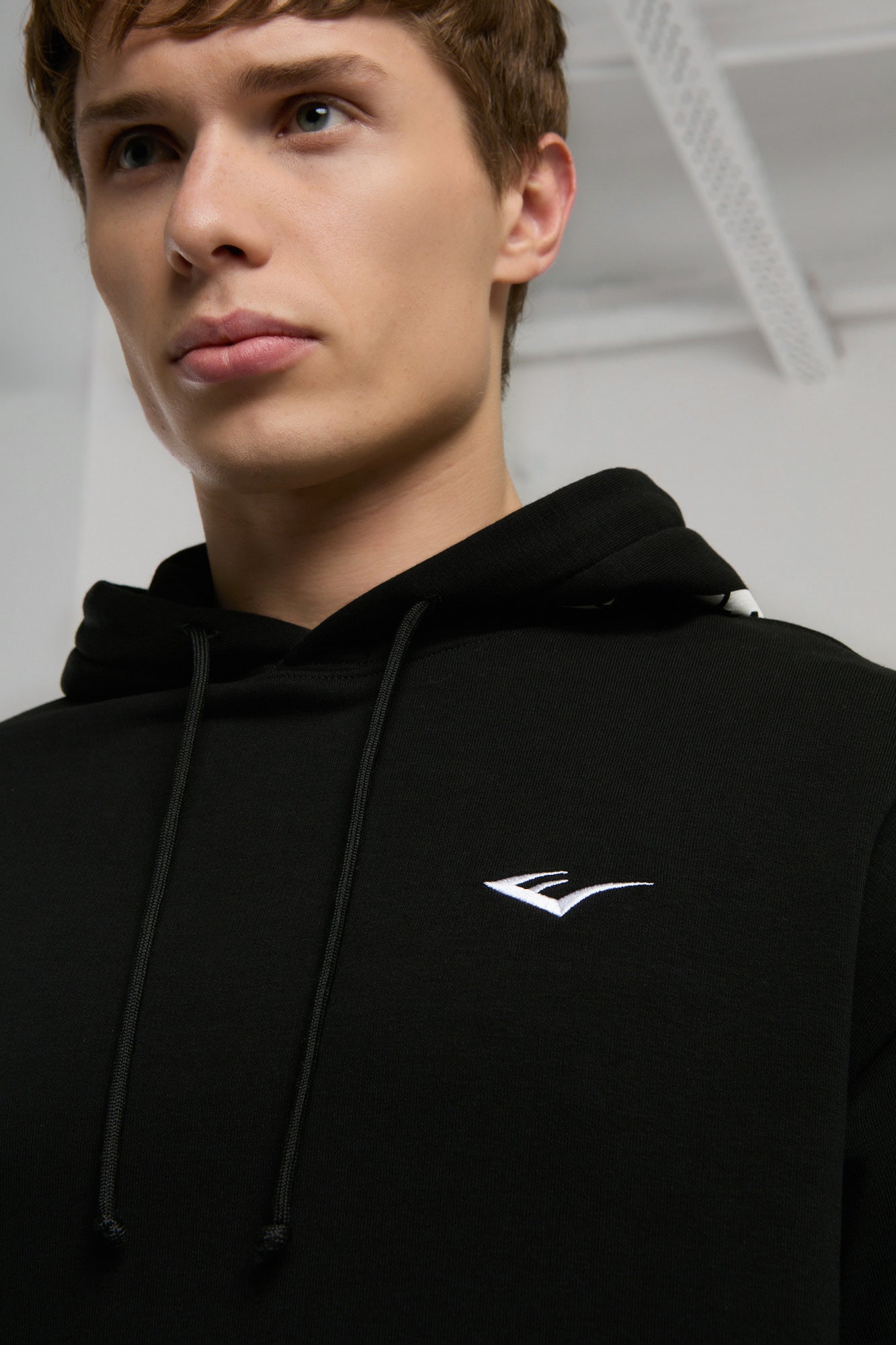 Ever Classics Comfort Siyah Kapüşon Baskılı Erkek Sweatshirt - 5