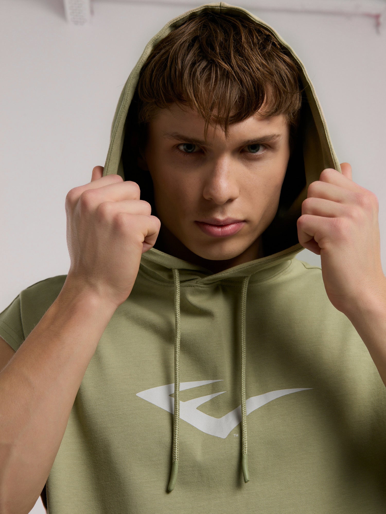 Ever Classics Oversize Yeşil Erkek Kolsuz Sweatshirt - 3