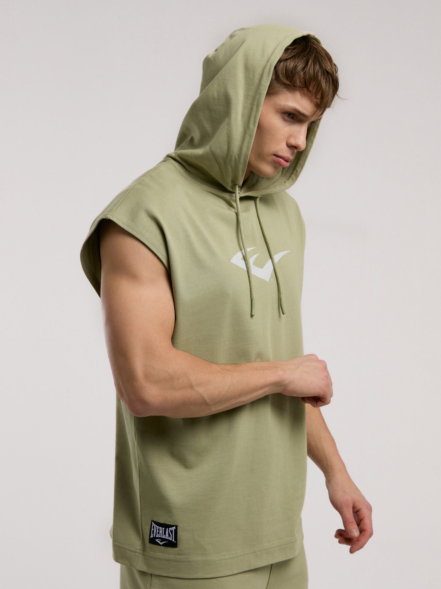 Ever Classics Oversize Yeşil Erkek Kolsuz Sweatshirt - 5