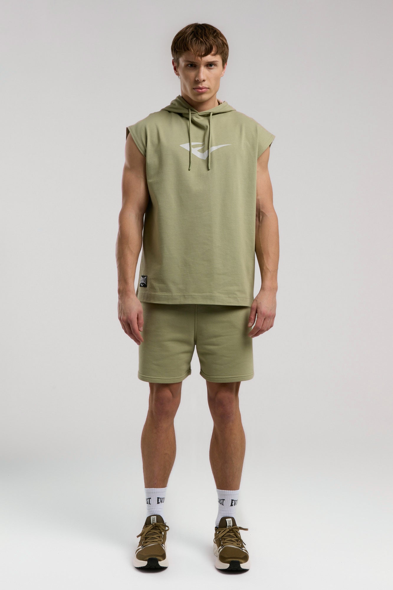 Ever Classics Oversize Yeşil Erkek Kolsuz Sweatshirt - 7