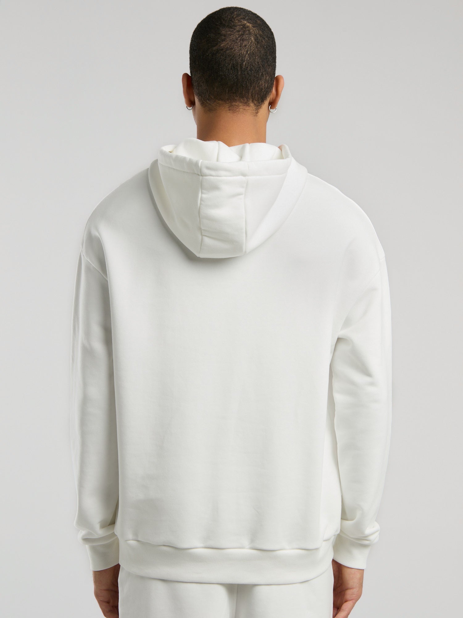 Ever Classics  Comfort Beyaz Kapüşonlu  Erkek Sweatshirt - 8