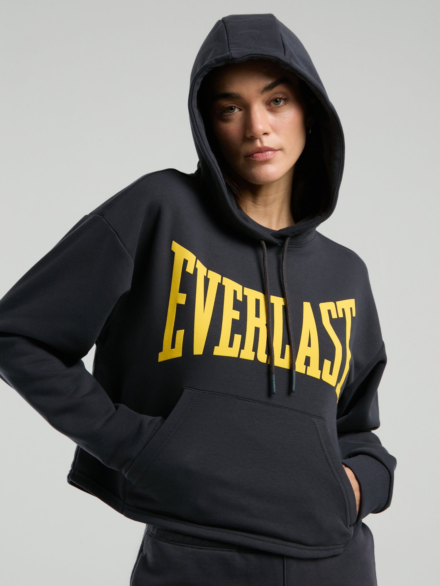 Ever Classics Wmn Füme Kadın Kapüşonlu Sweatshirt - 4