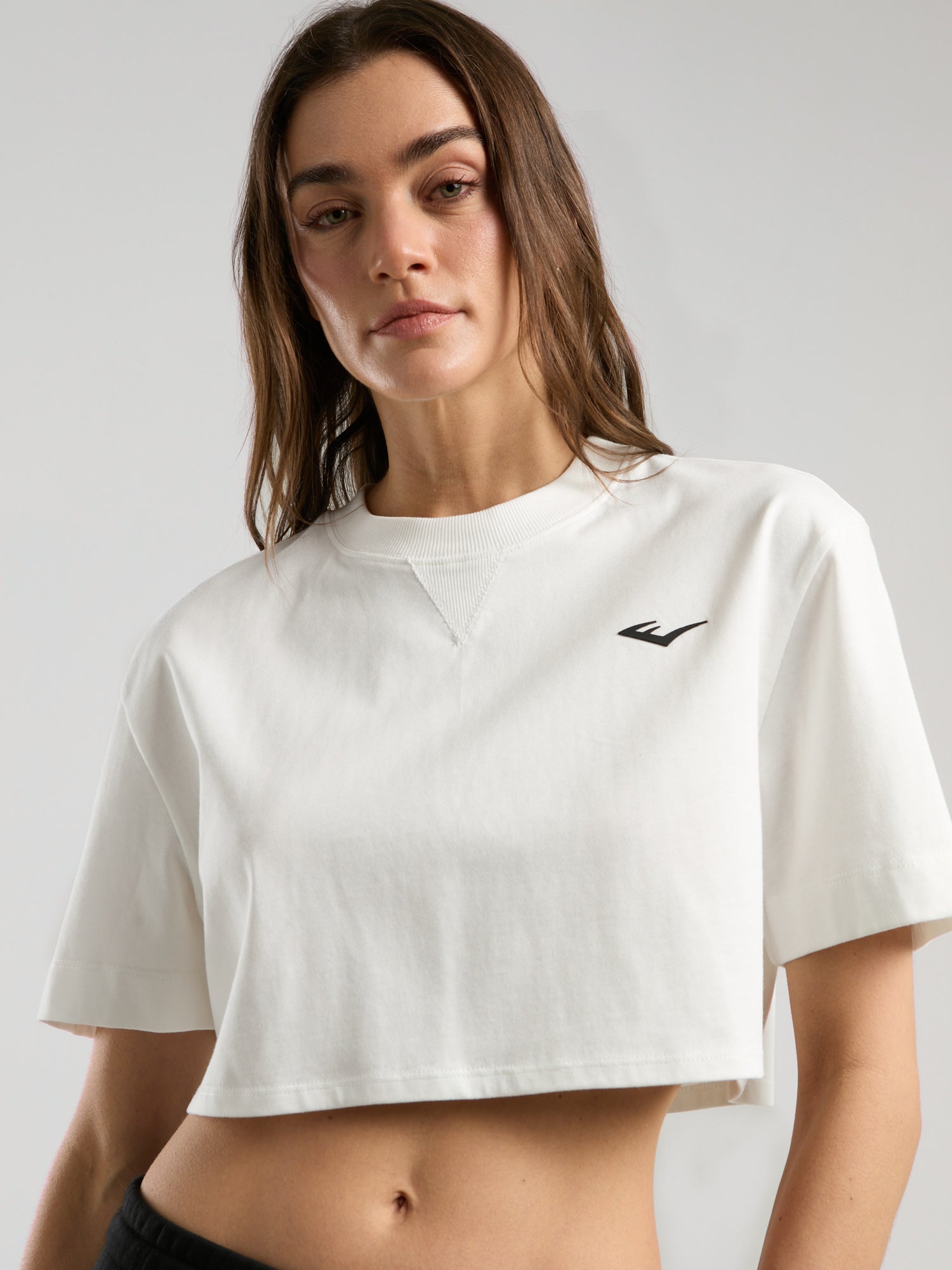 Ever Classics Wmn Comfort Beyaz Kadın Crop Tişört