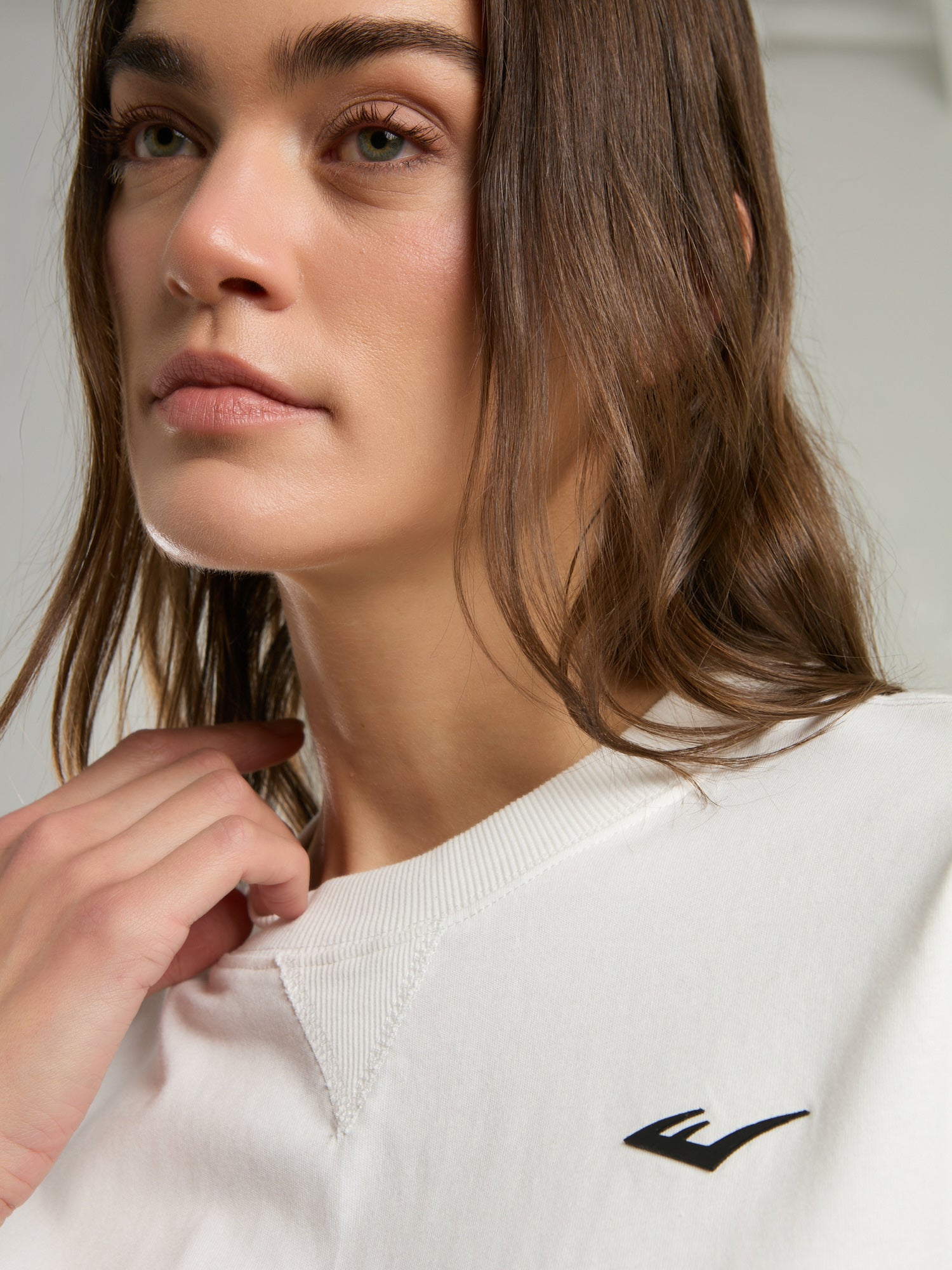 Ever Classics Wmn Comfort Beyaz Kadın Crop Tişört - 5