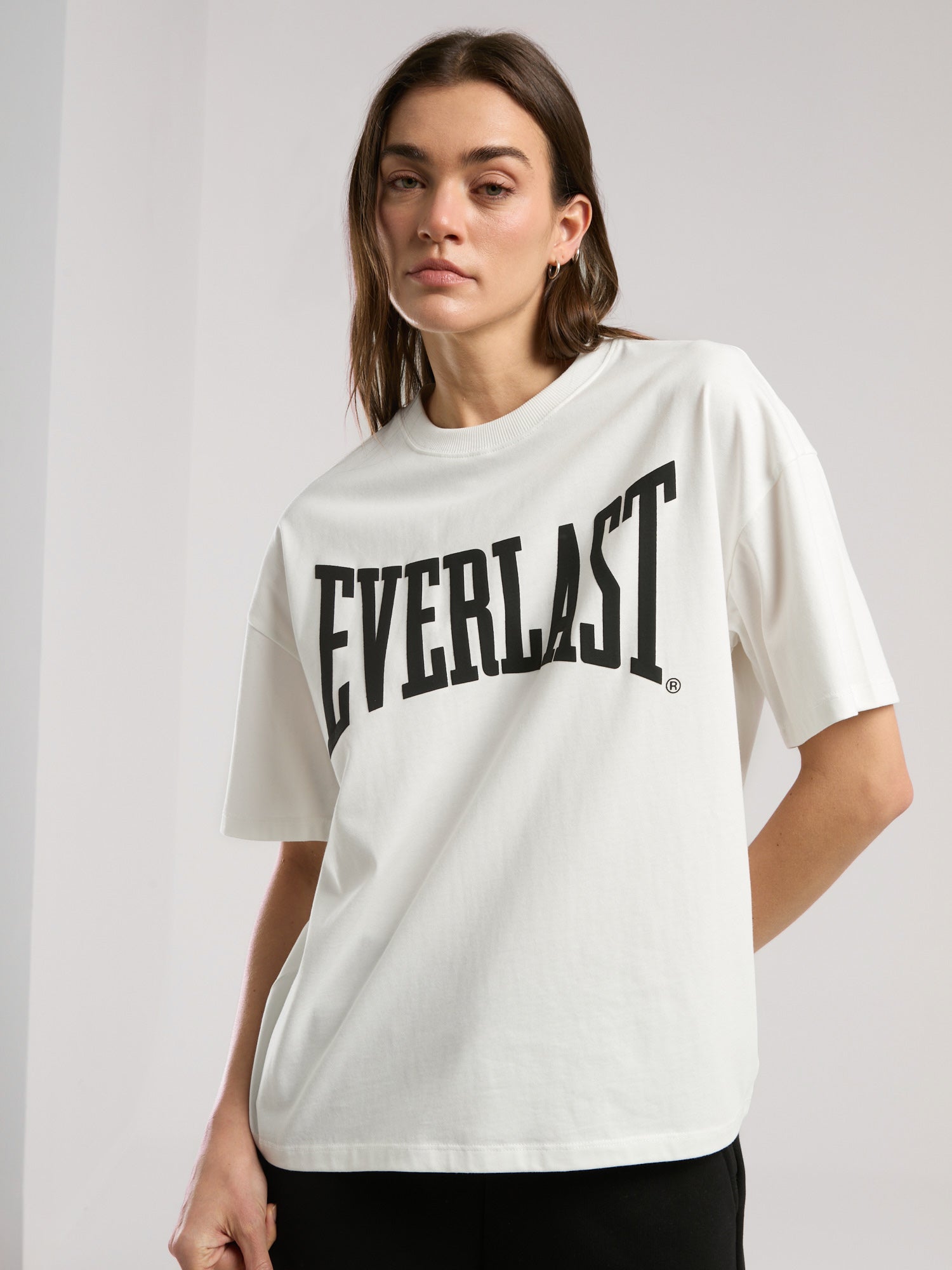 Ever Classics Wmn Oversize Beyaz Kadın Tişört - 4