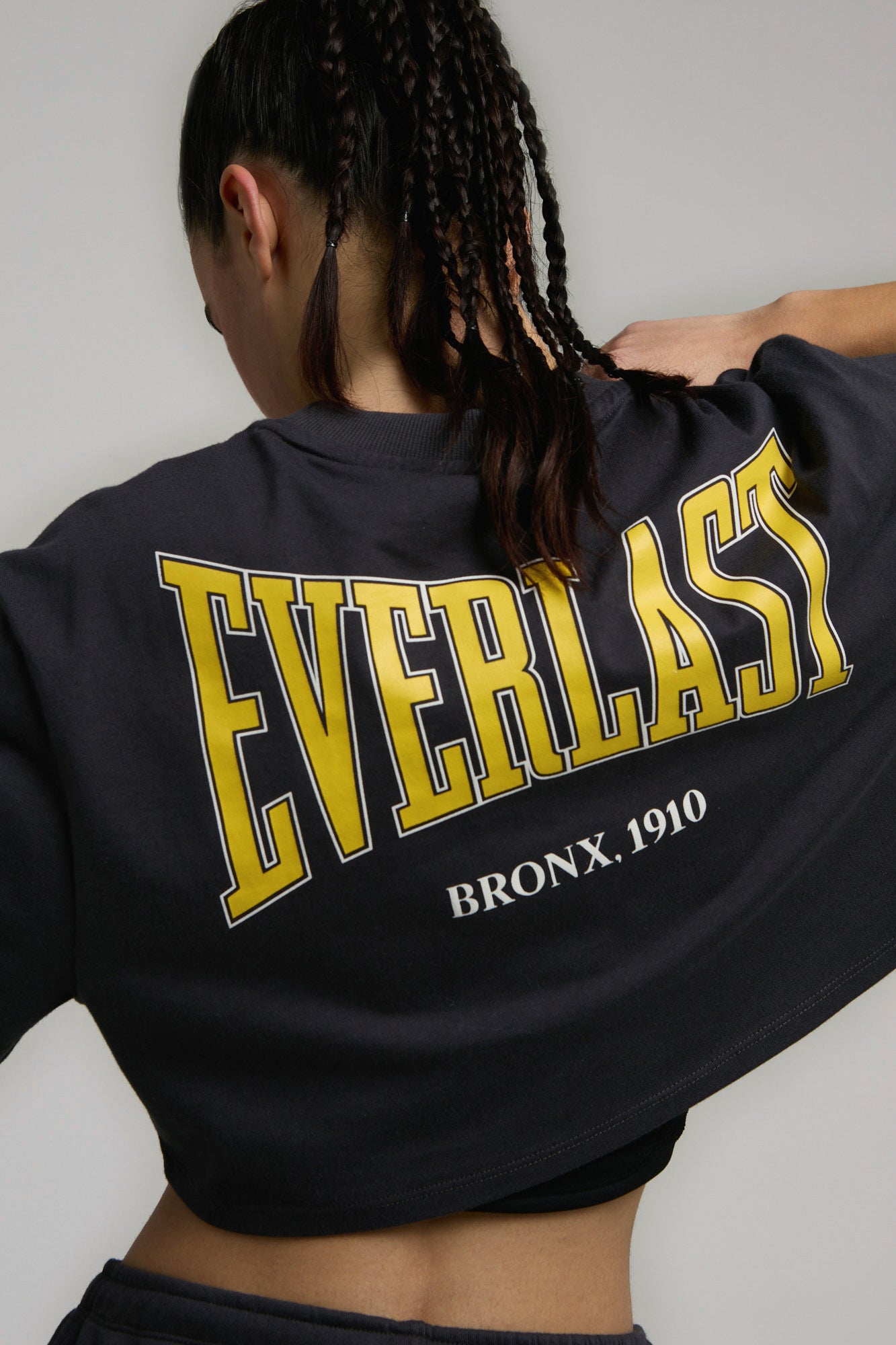 Ever Classics Wmn Comfort Füme Kadın Crop Tişört - 3