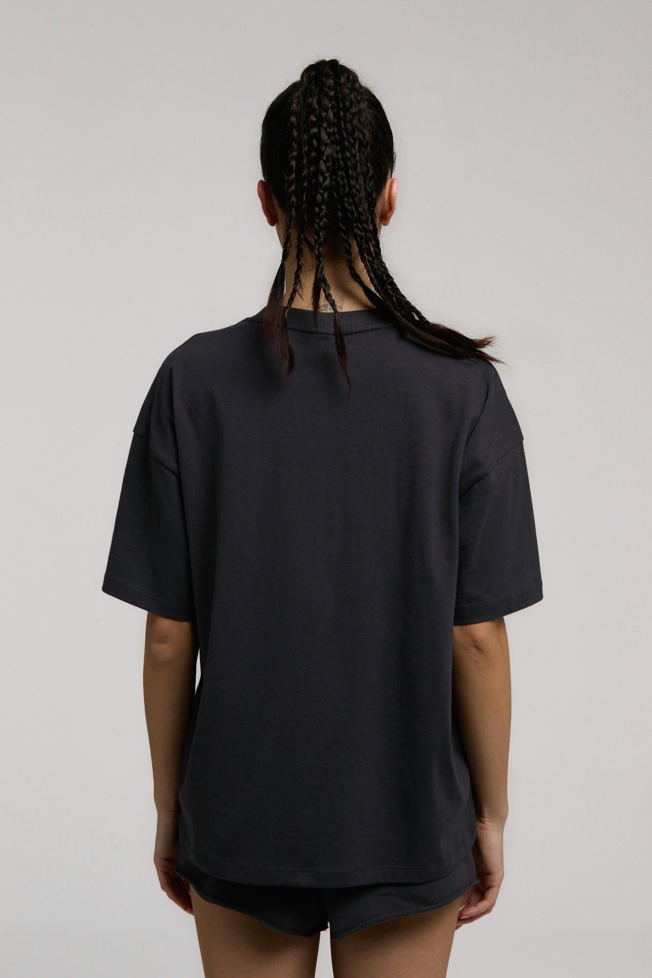 Ever Classics Wmn Oversize Füme Kadın Tişört - 3