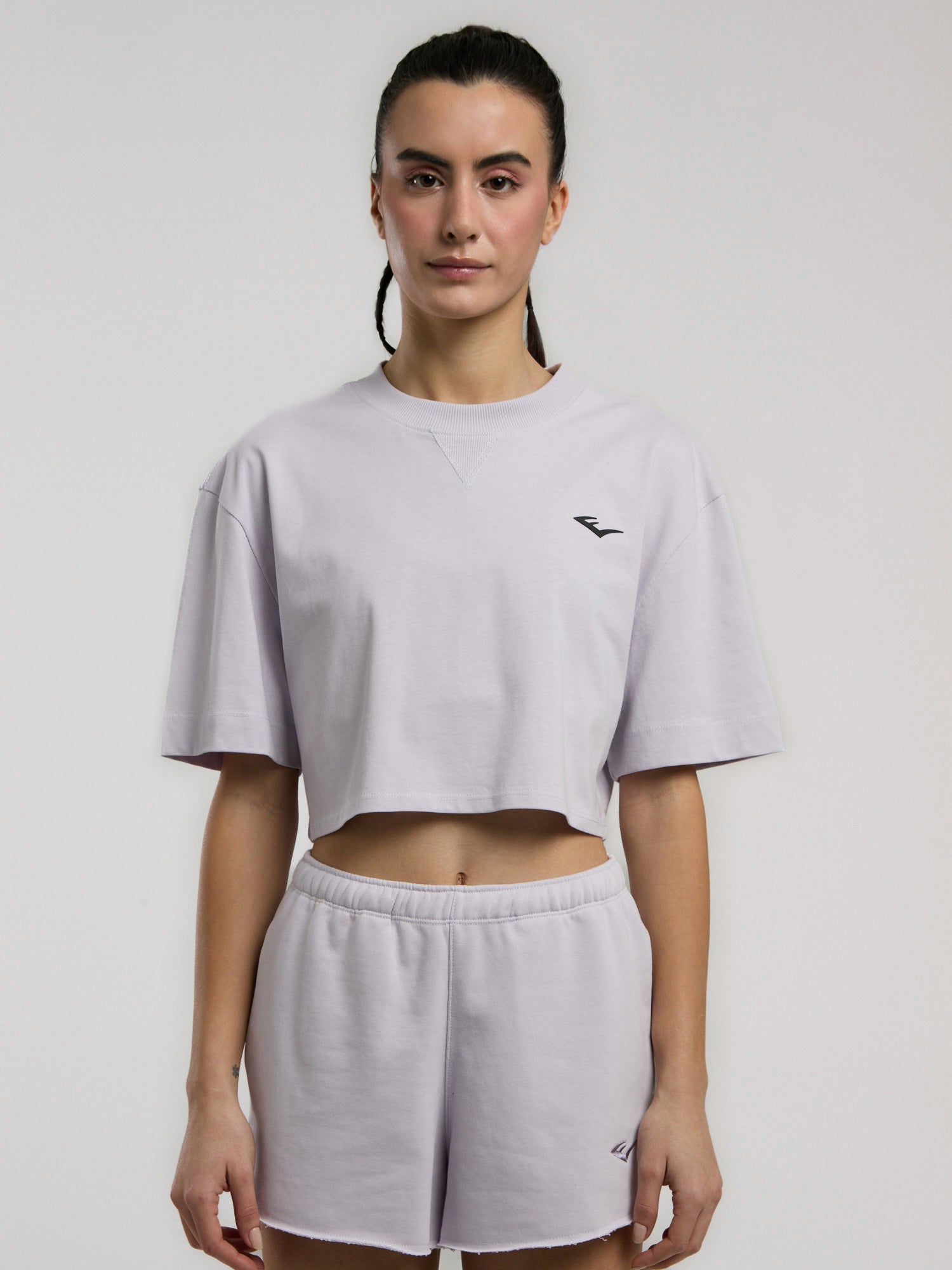 Ever Classics Wmn Comfort Lila Kadın Crop Tişört