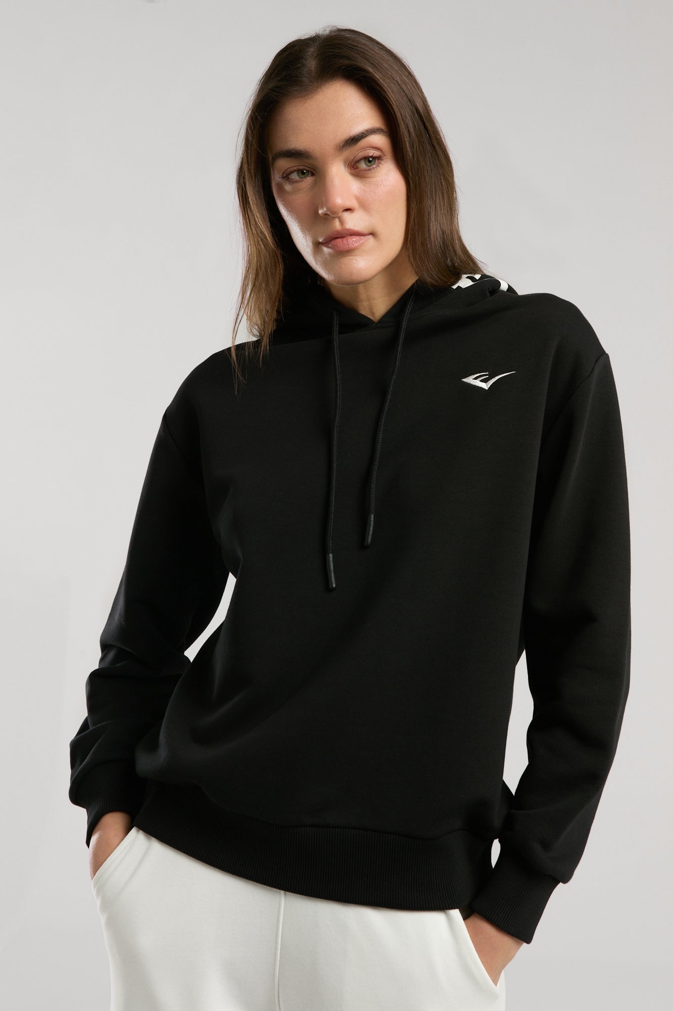 Ever Classics Wmn Comfort Siyah Kadın Kapüşonlu Sweatshirt - 4