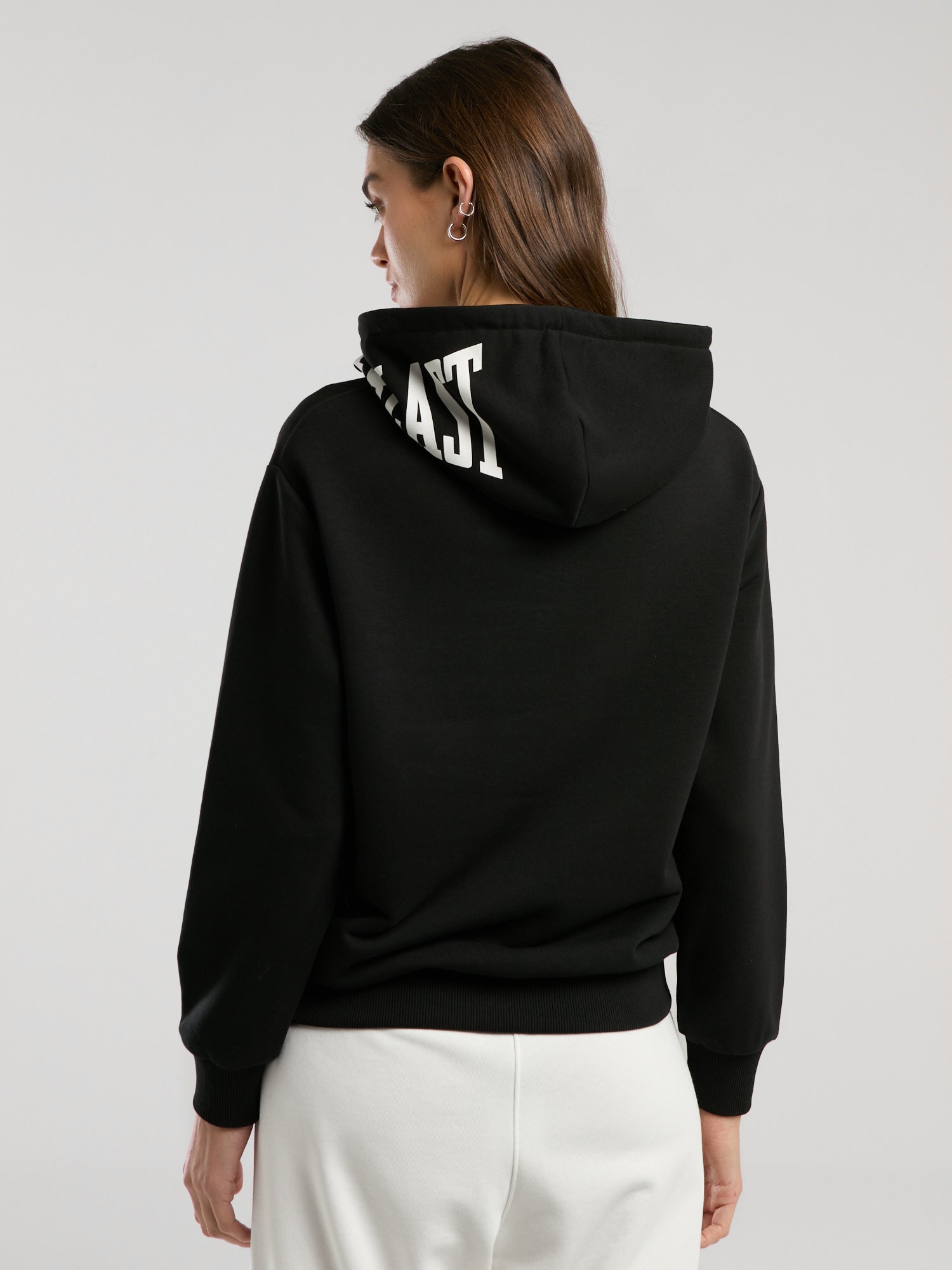 Ever Classics Wmn Comfort Siyah Kadın Kapüşonlu Sweatshirt - 6