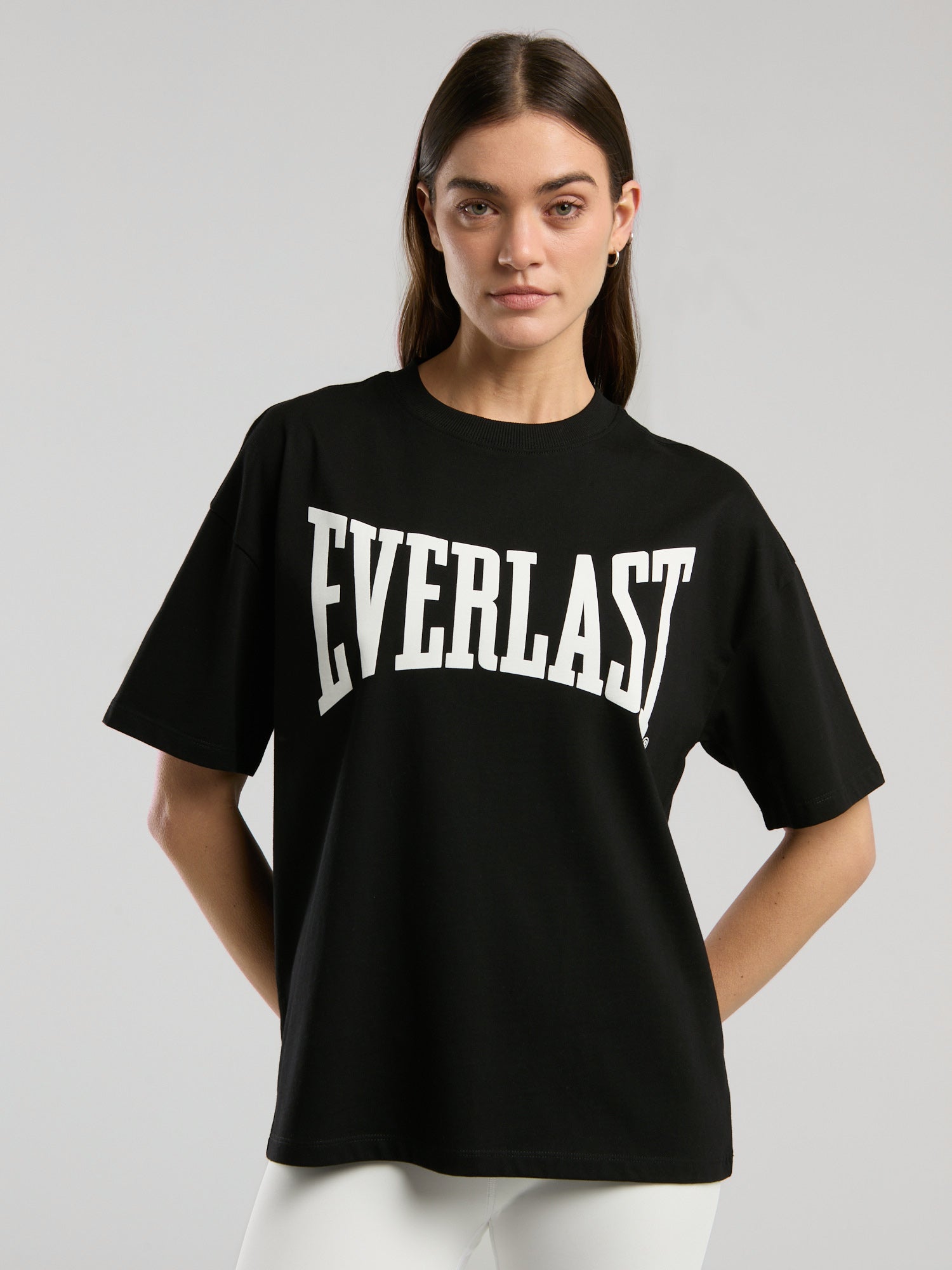 Ever Classics Wmn Oversize Siyah Kadın Tişört