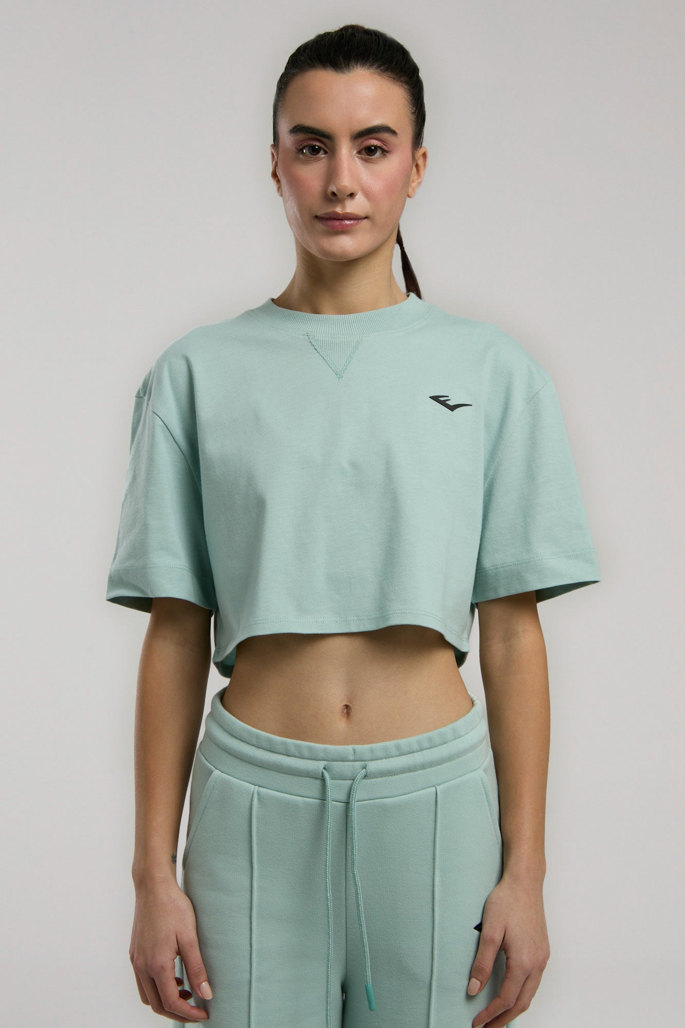 Ever Classics Wmn Comfort Su Yeşili Kadın Crop Tişört