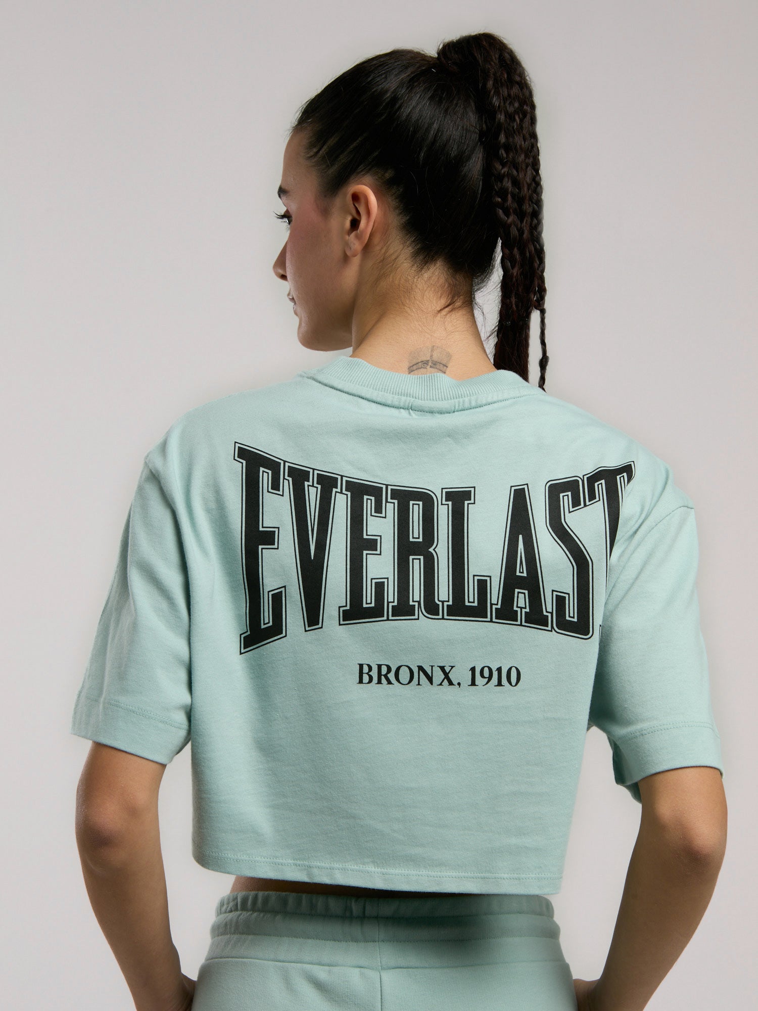 Ever Classics Wmn Comfort Su Yeşili Kadın Crop Tişört - 3