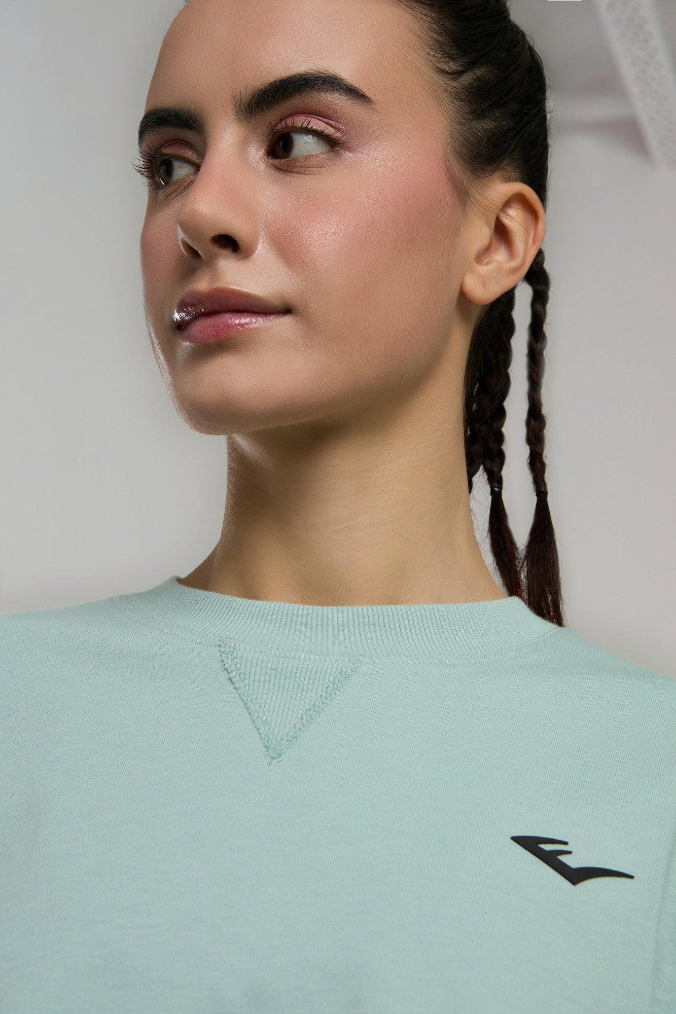 Ever Classics Wmn Comfort Su Yeşili Kadın Crop Tişört - 6