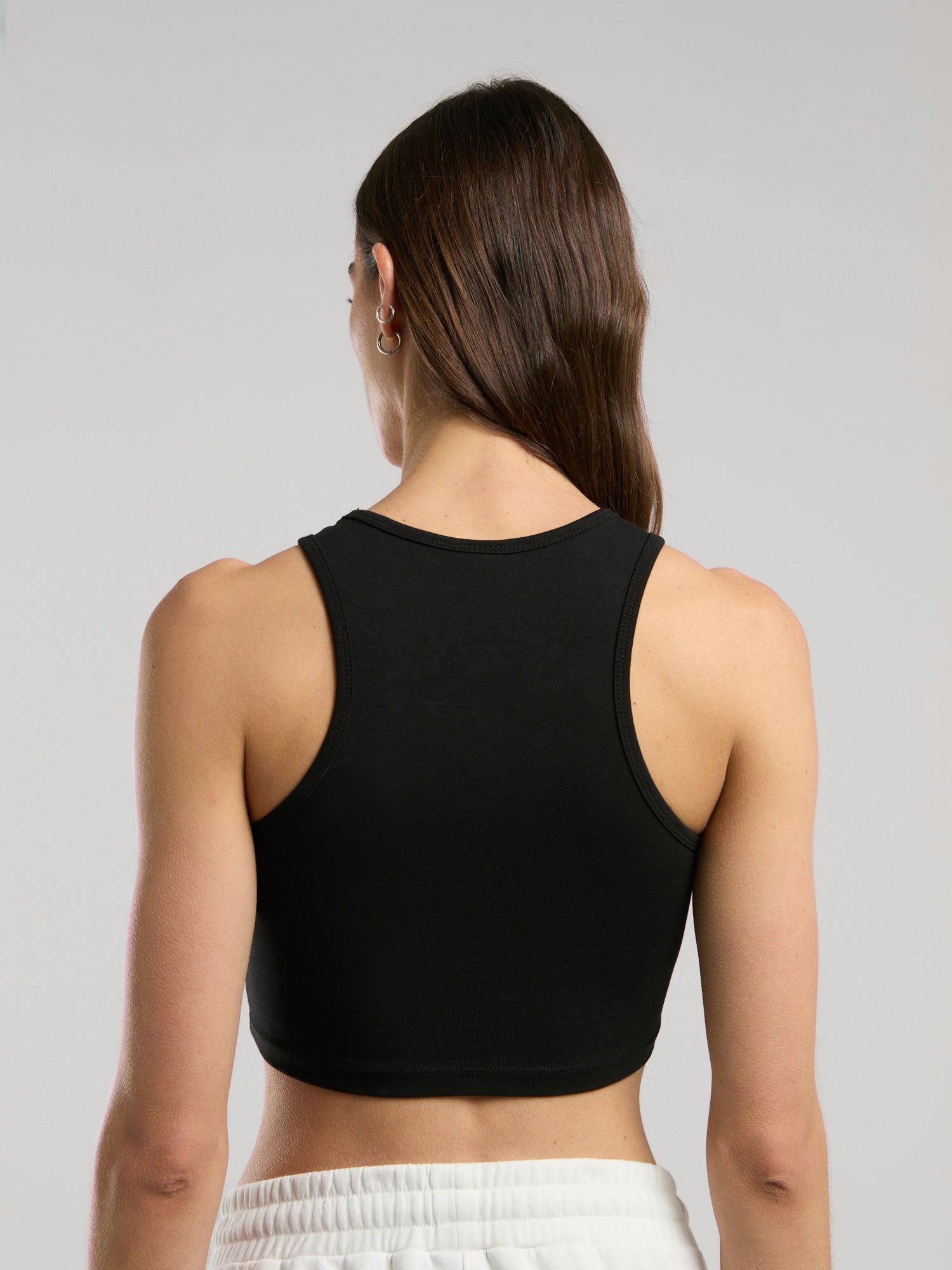 Ever Classics Wmn Siyah Kadın Basic Crop Atlet - 3