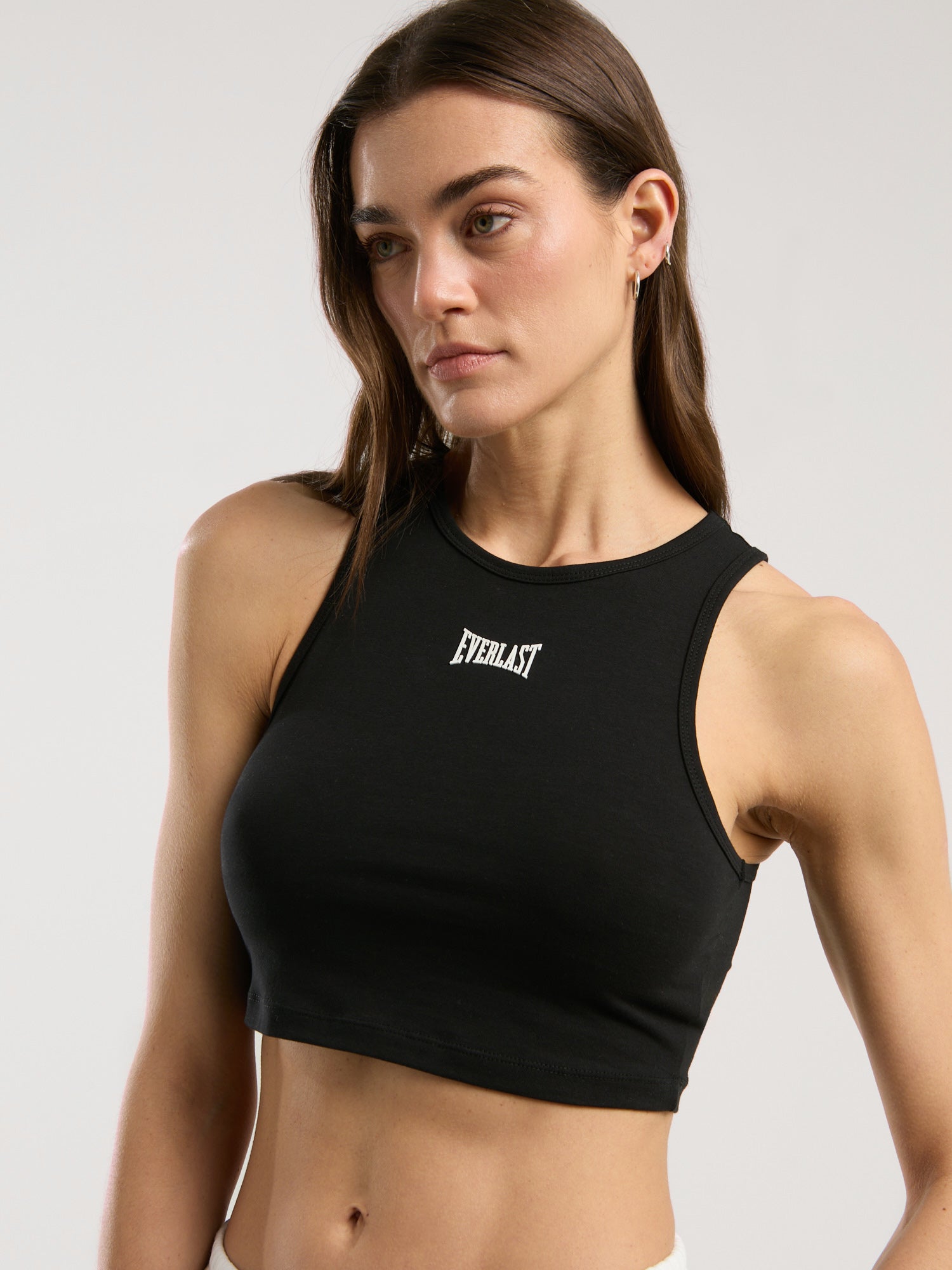 Ever Classics Wmn Siyah Kadın Basic Crop Atlet - 4