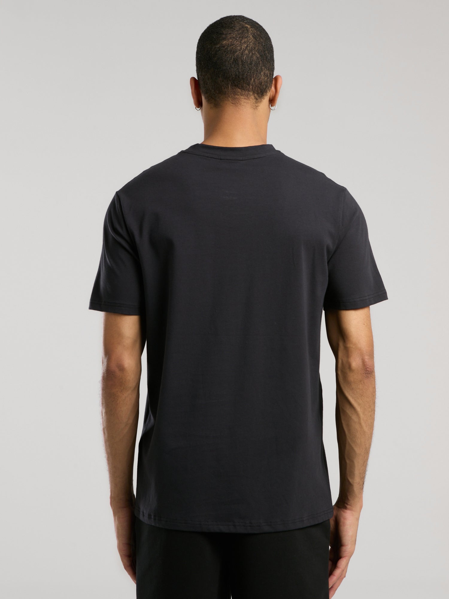 Ever Essentials Basic Regular Antrasıt Erkek Tişört - 3