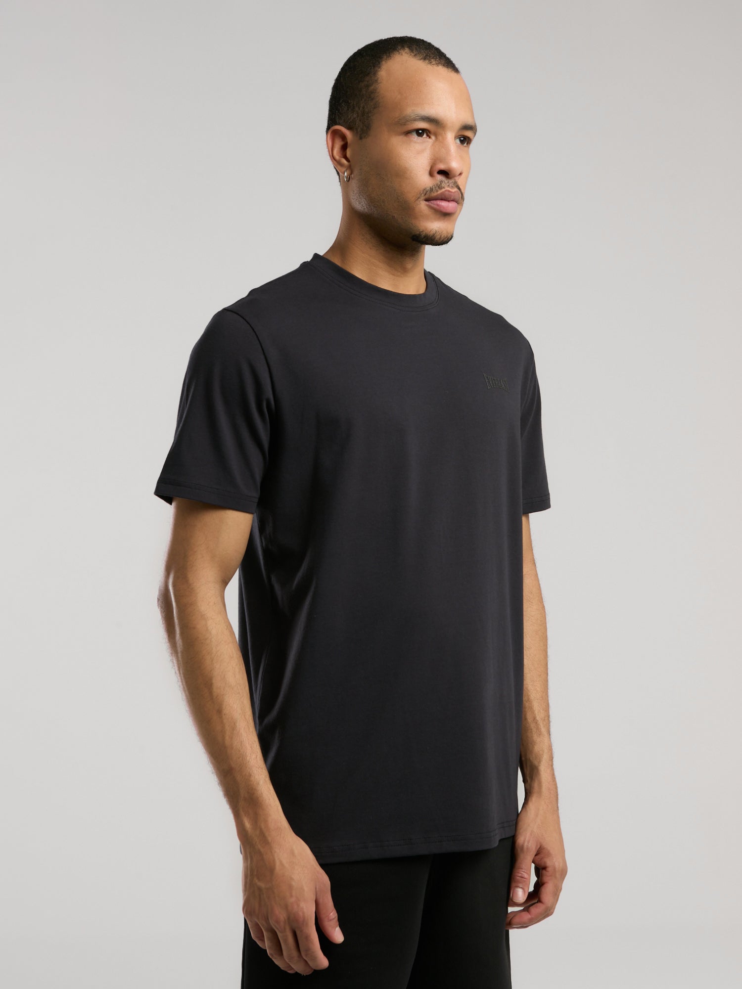 Ever Essentials Basic Regular Antrasıt Erkek Tişört - 4