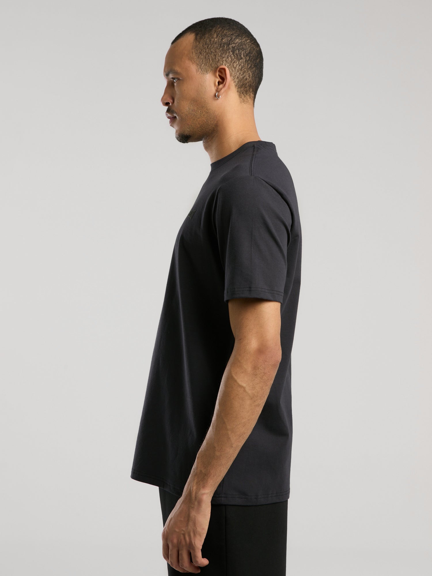 Ever Essentials Basic Regular Antrasıt Erkek Tişört - 6