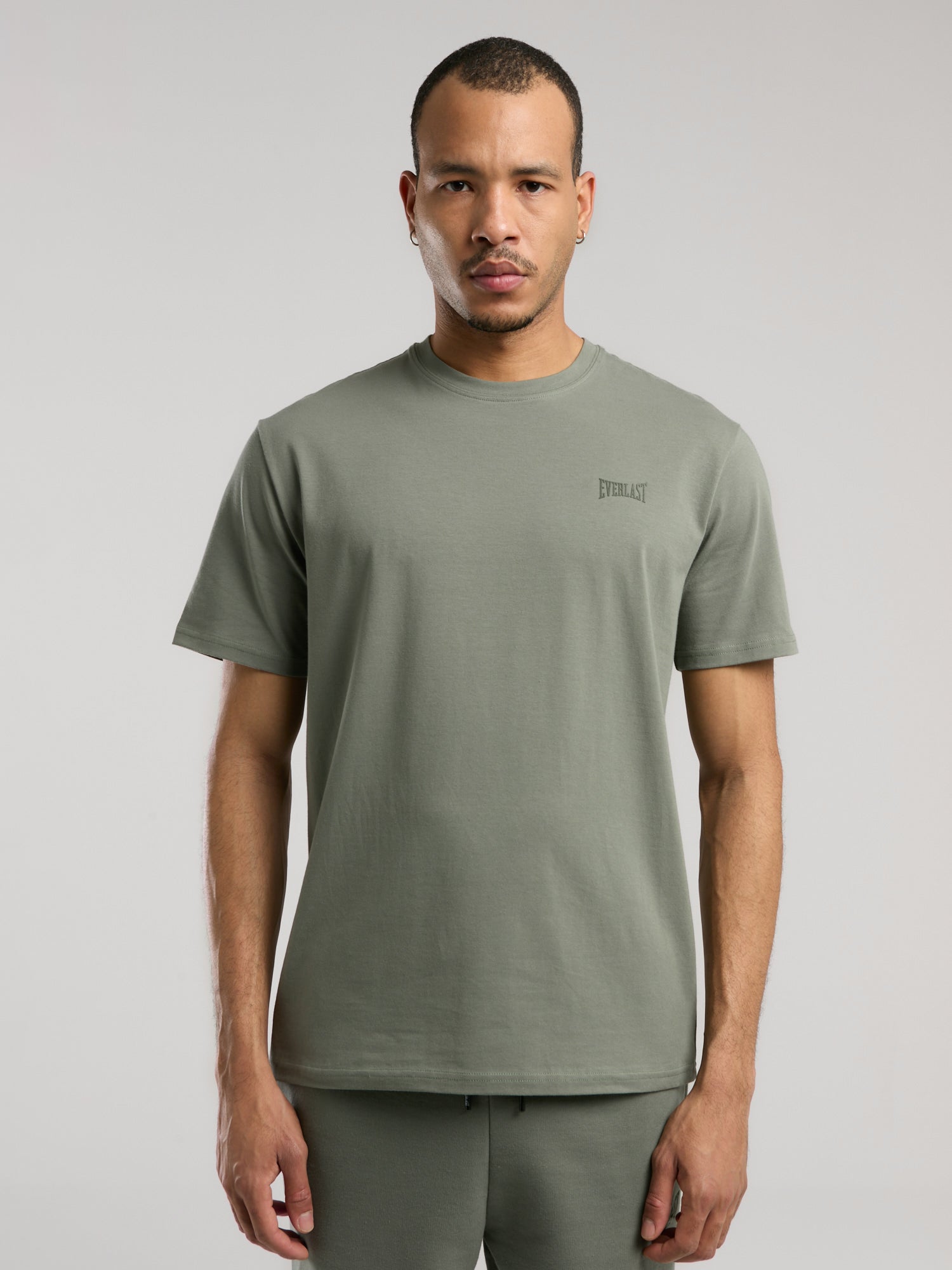 Ever Essentials Basic Regular Haki Erkek Tişört