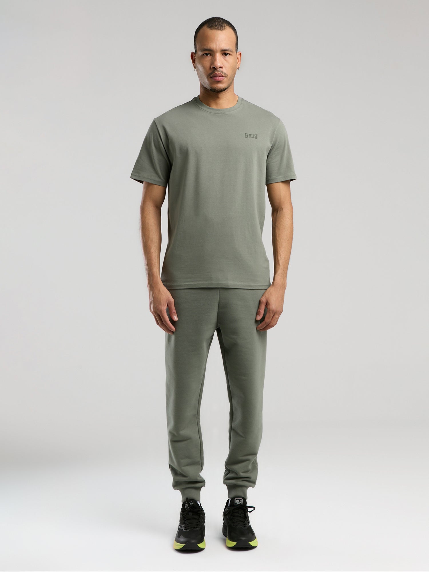 Ever Essentials Basic Regular Haki Erkek Tişört - 6