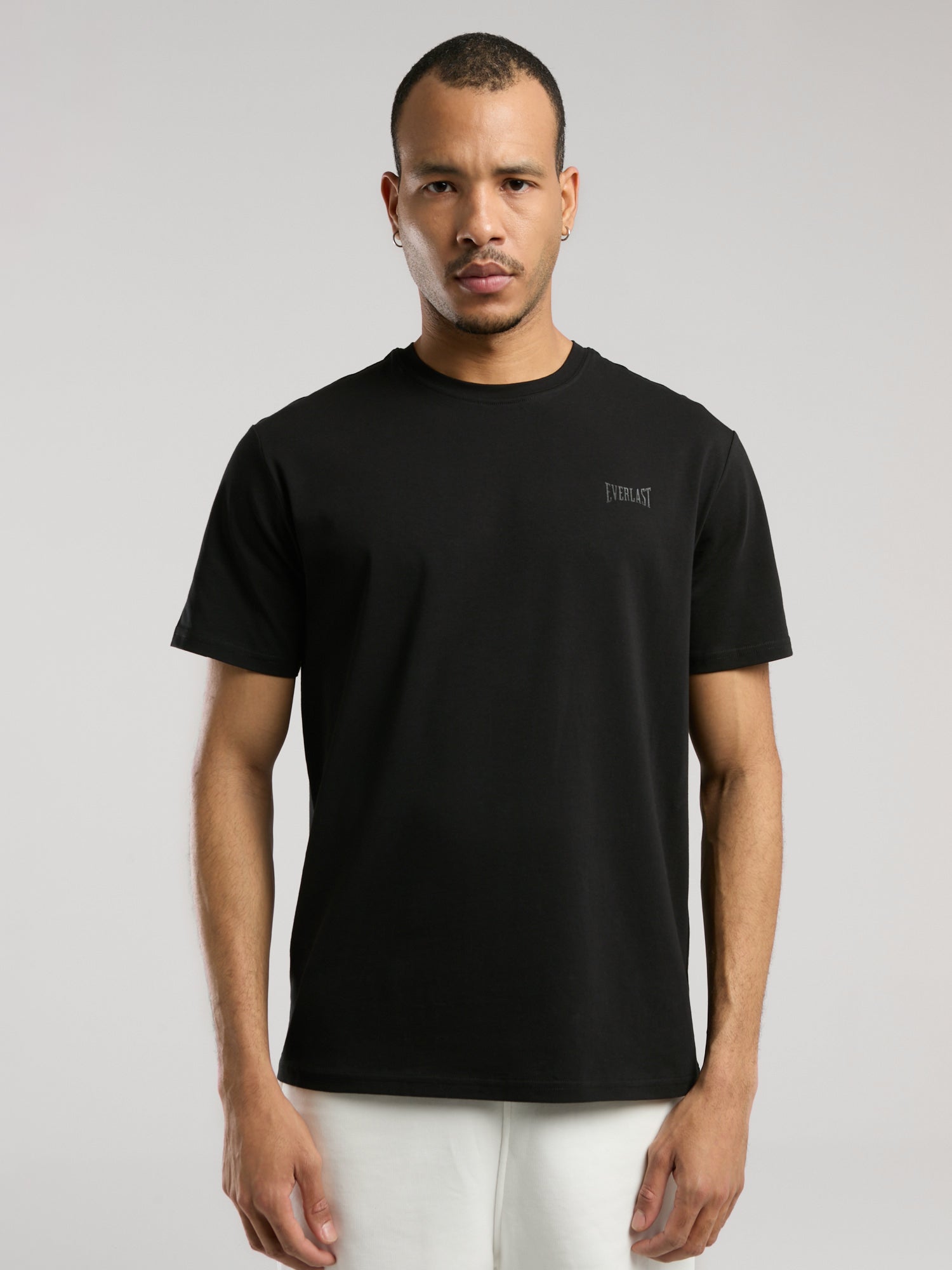 Ever Essentials Basic Regular Siyah Erkek Tişört