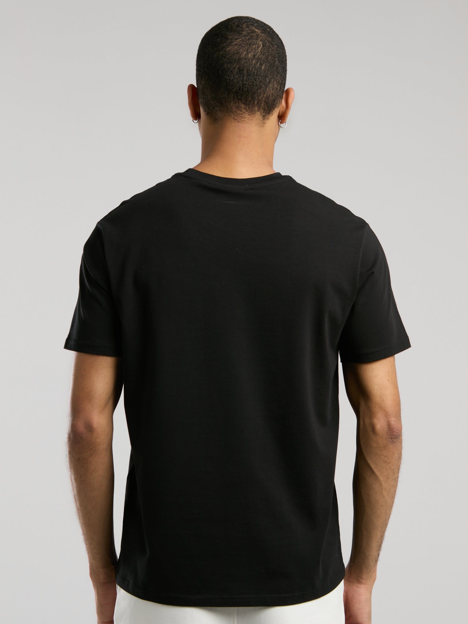 Ever Essentials Basic Regular Siyah Erkek Tişört - 3