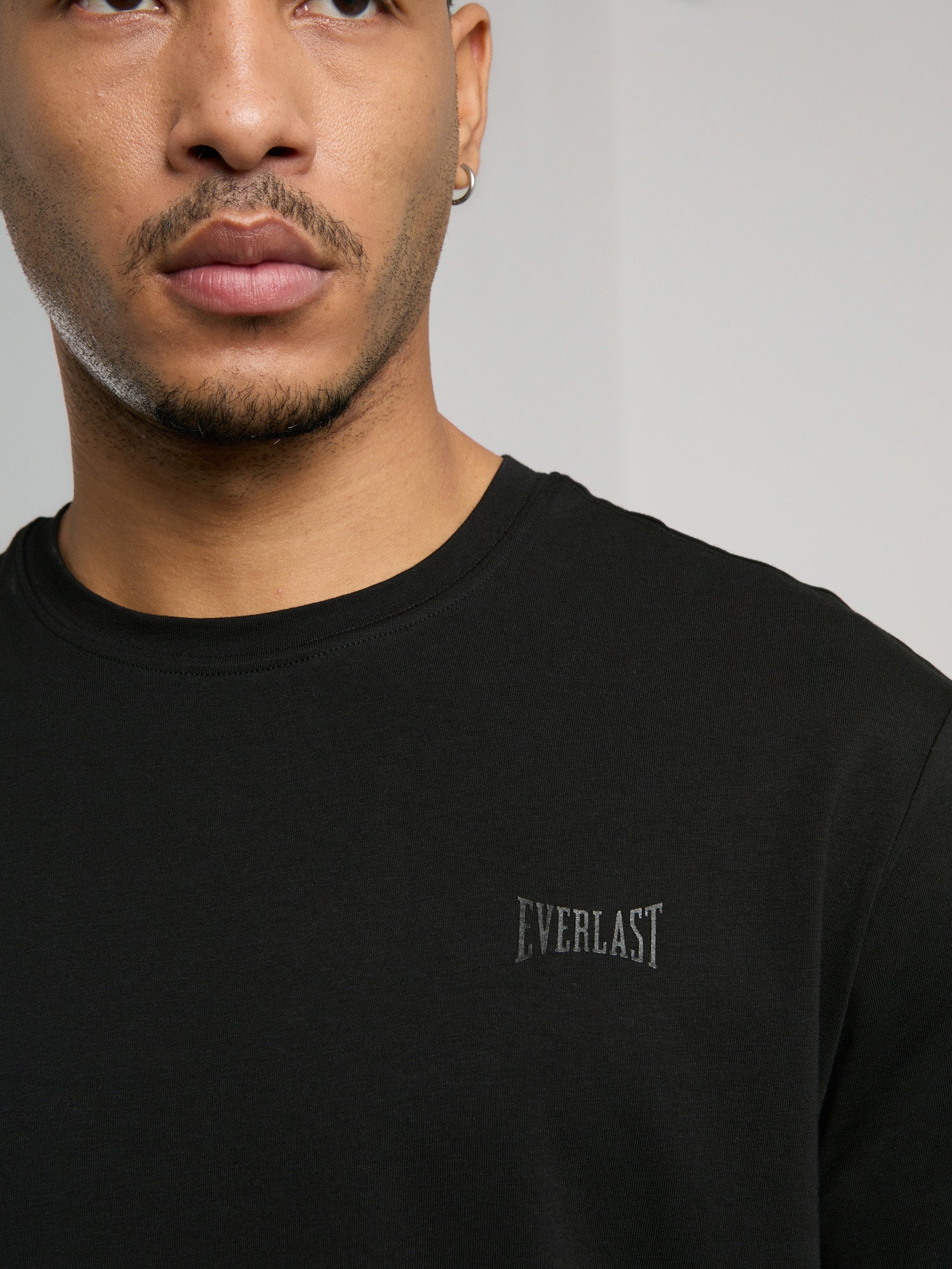 Ever Essentials Basic Regular Siyah Erkek Tişört - 5