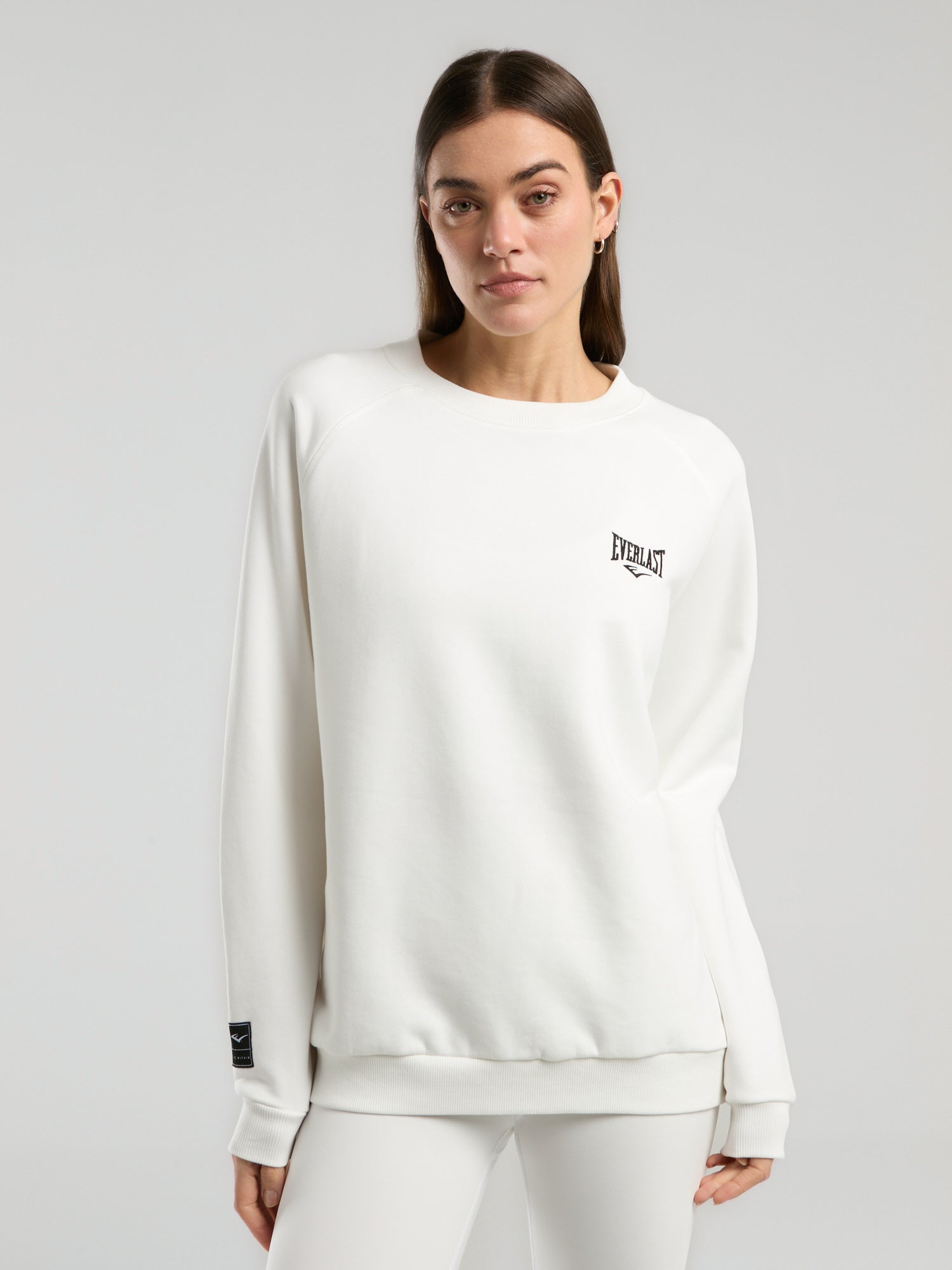 Ever Essentials Beyaz Kadın Sweatshirt