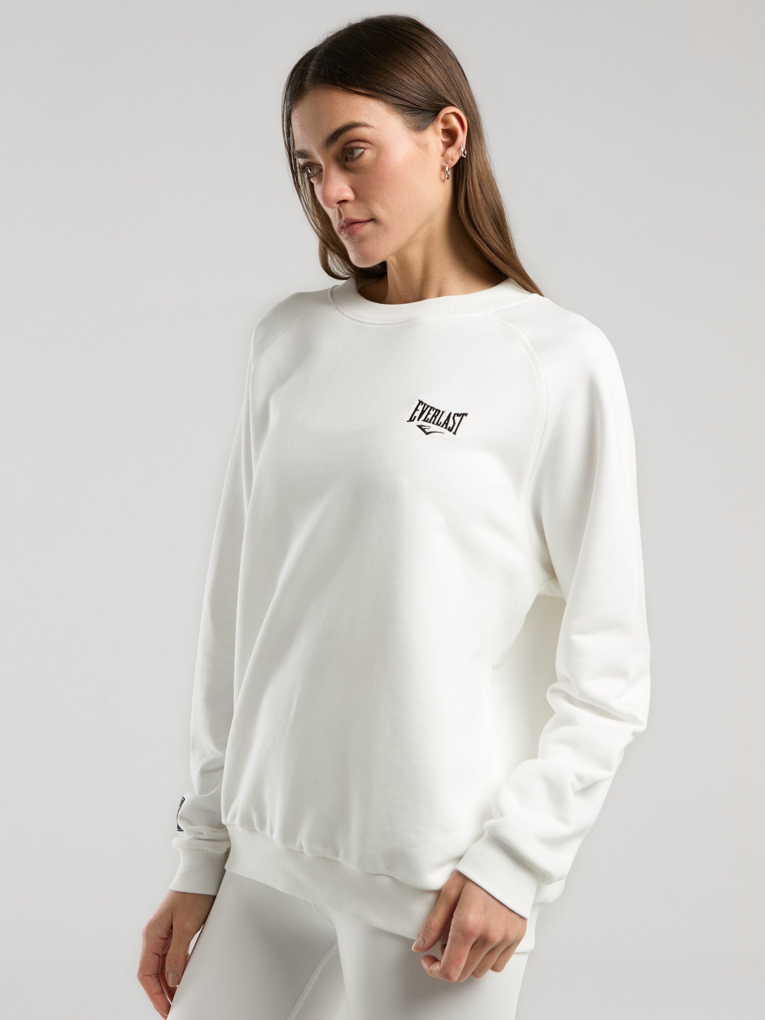 Ever Essentials Beyaz Kadın Sweatshirt - 5