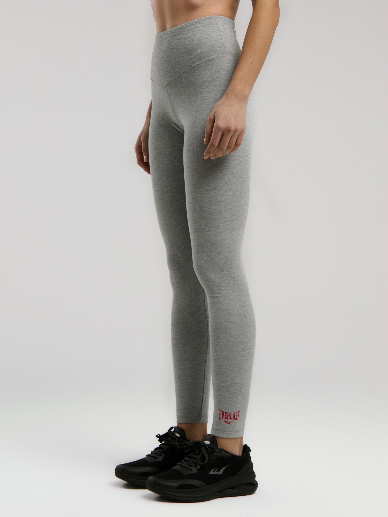 Ever Essentials Gri Melanj Kadın Tayt - 4