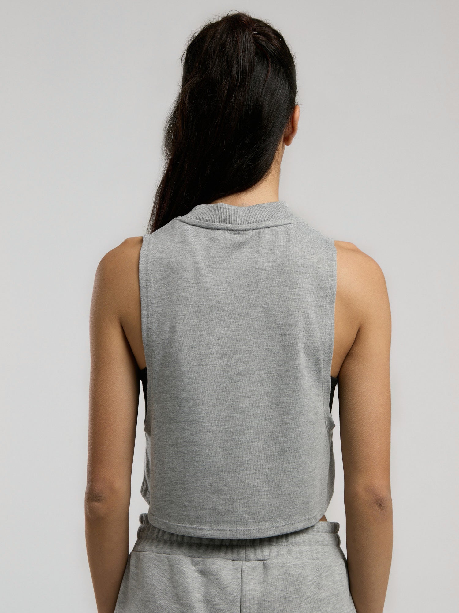 Ever Essentials Gri Melanj Kadın Atlet - 3