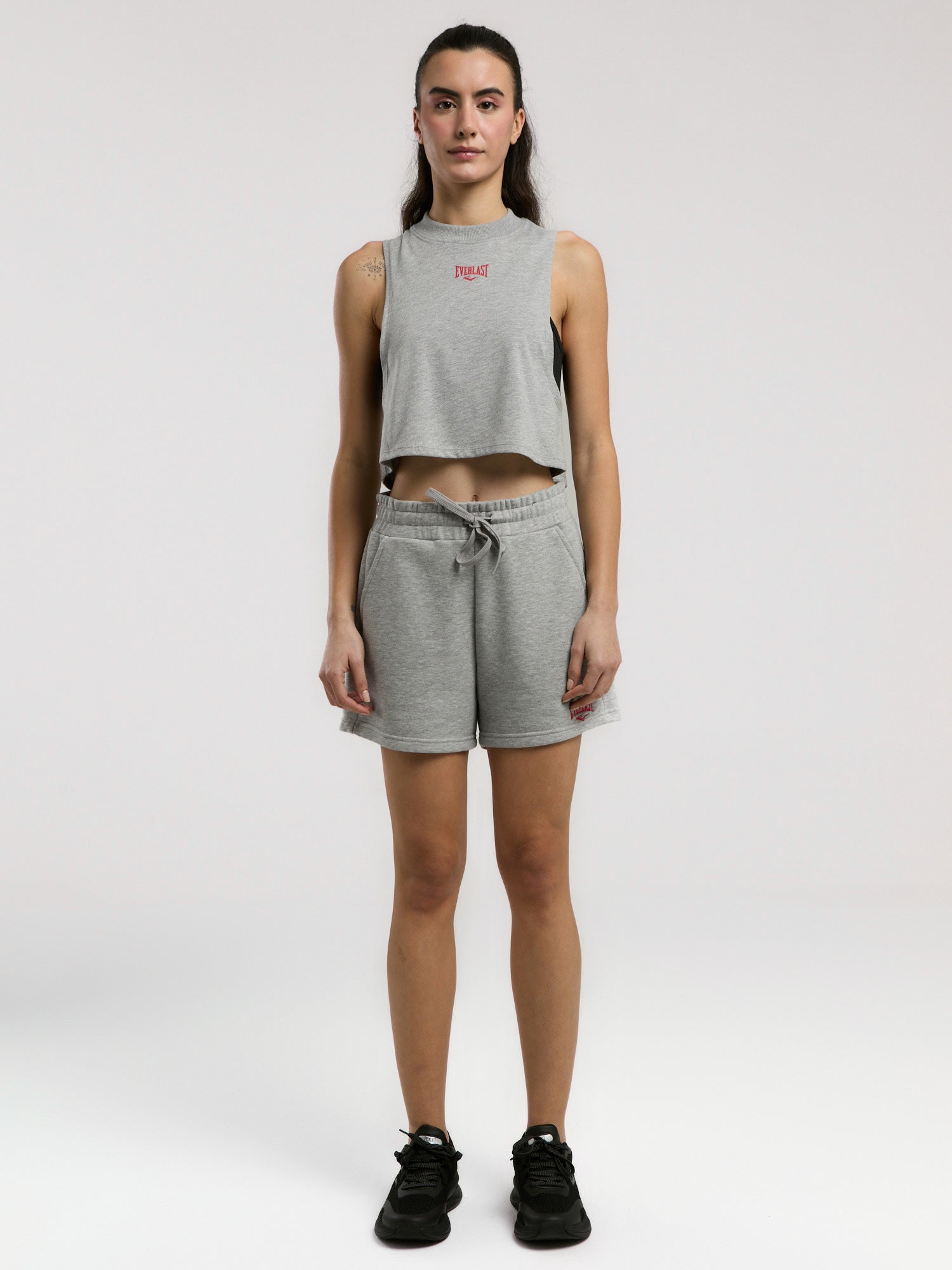 Ever Essentials Gri Melanj Kadın Atlet - 6