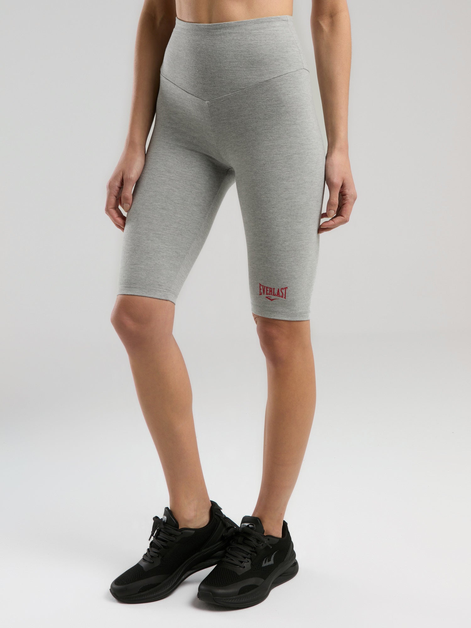 Ever Essentials Gri Melanj Kadın Biker Tayt