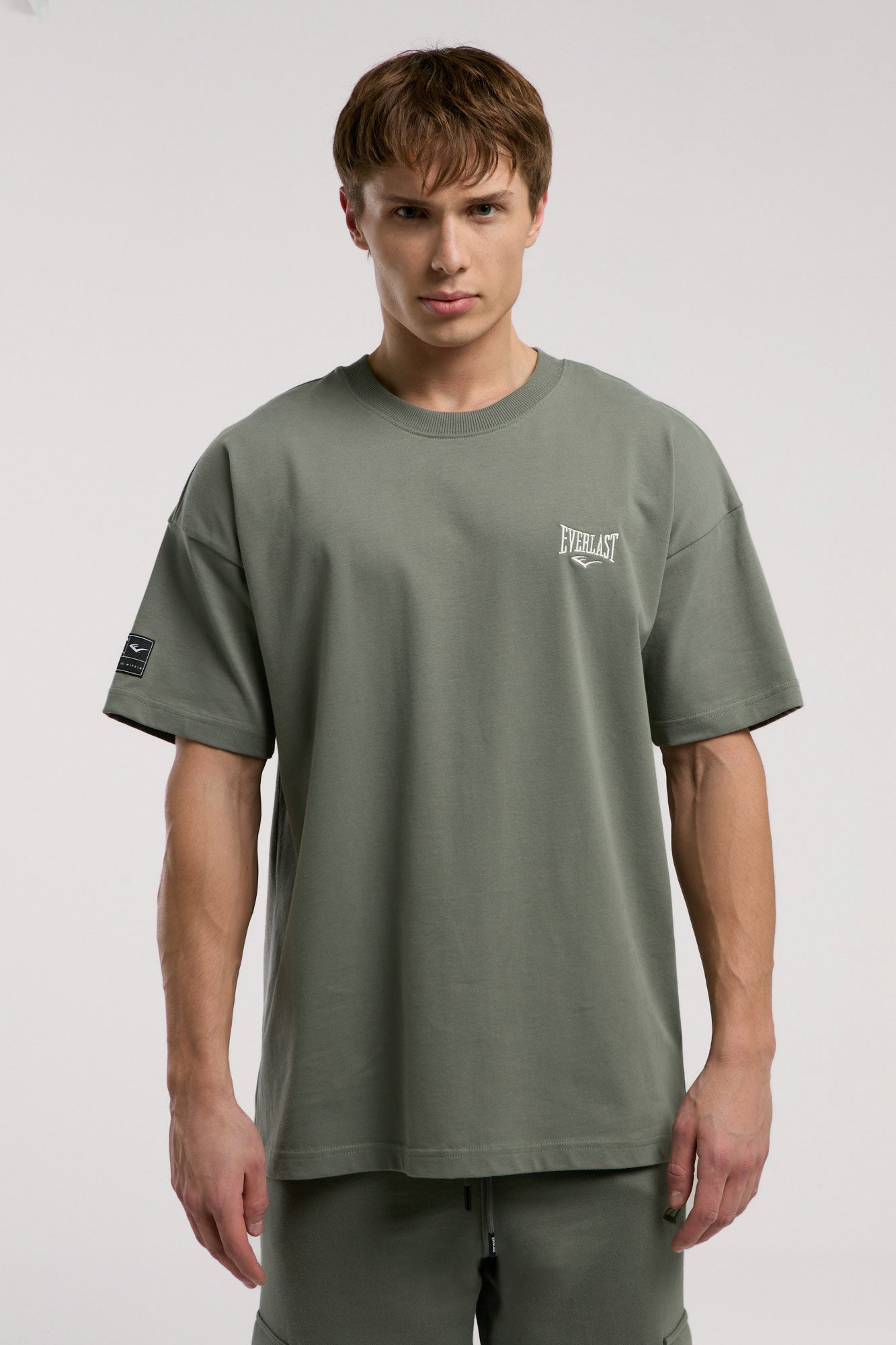 Ever Essentials Oversize Haki Erkek Tişört