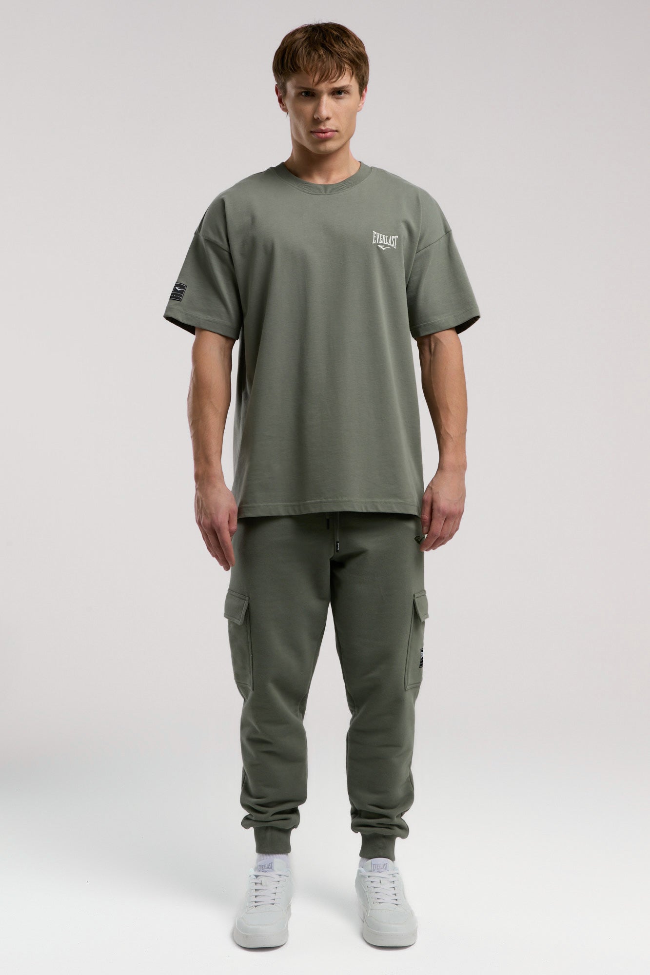 Ever Essentials Oversize Haki Erkek Tişört - 8