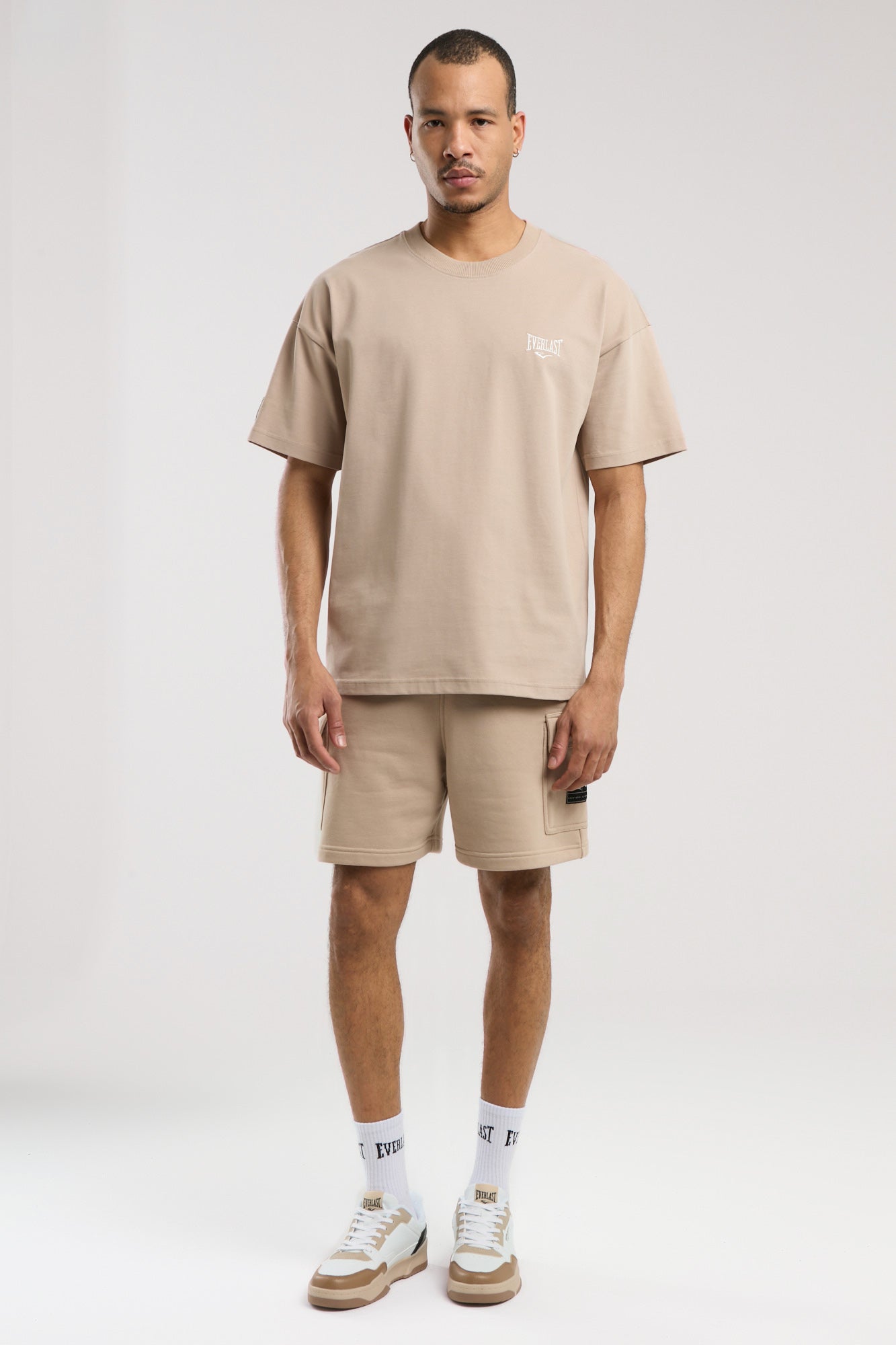 Ever Essentials Oversize Kum Erkek Tişört - 7