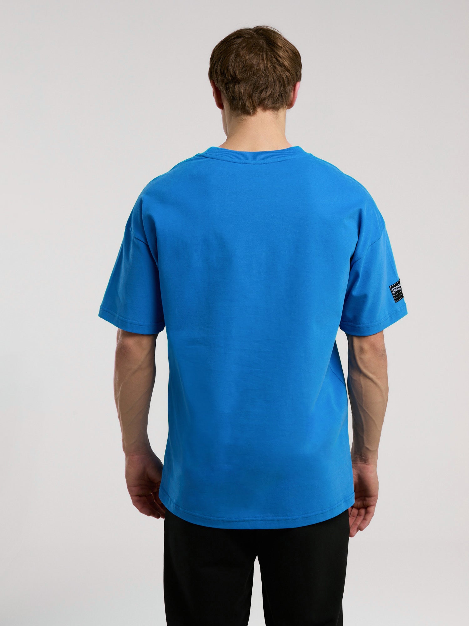 Ever Essentials Oversize Mavi Erkek Tişört - 6