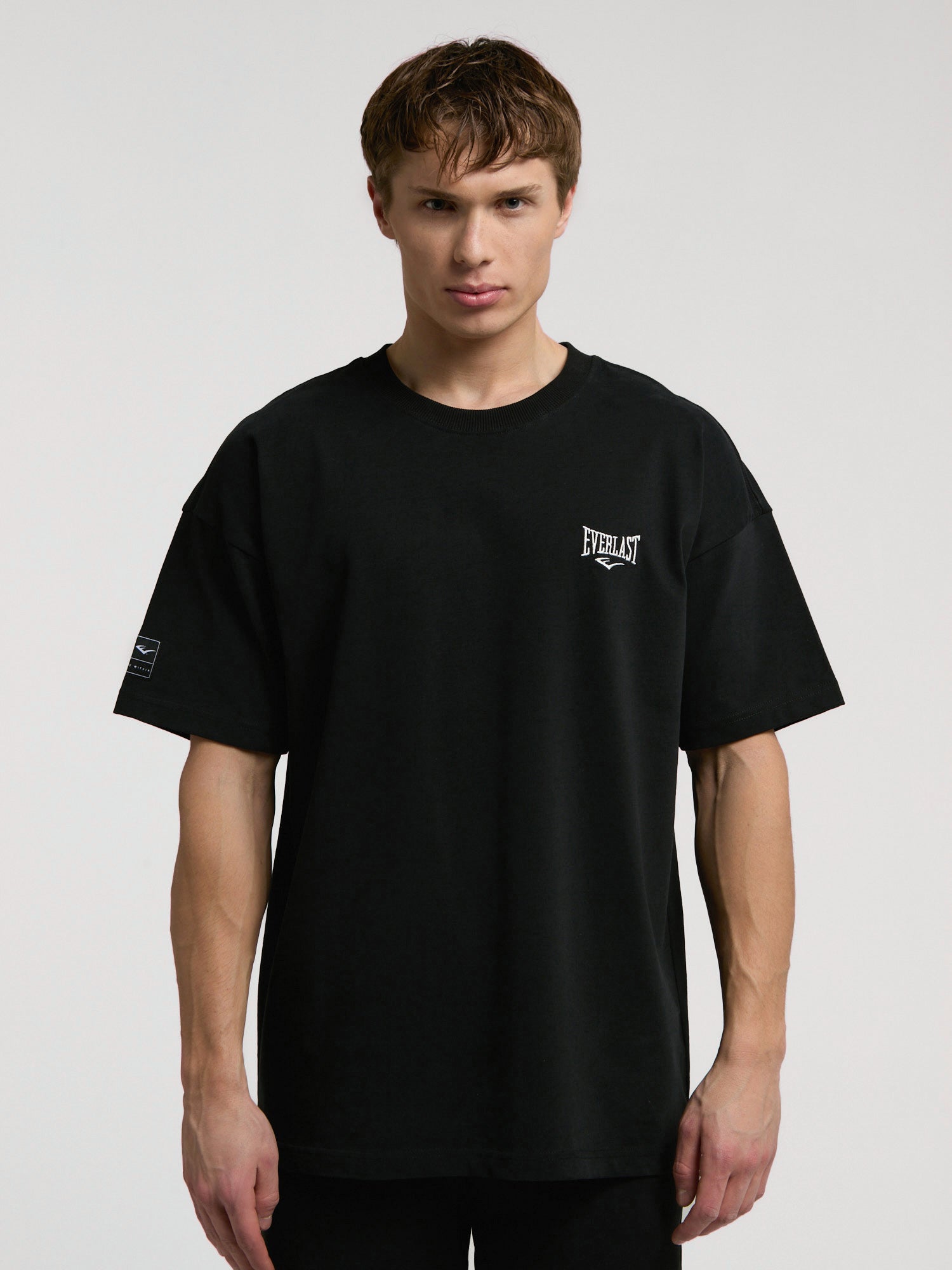 Ever Essentials Oversize Siyah Erkek Tişört