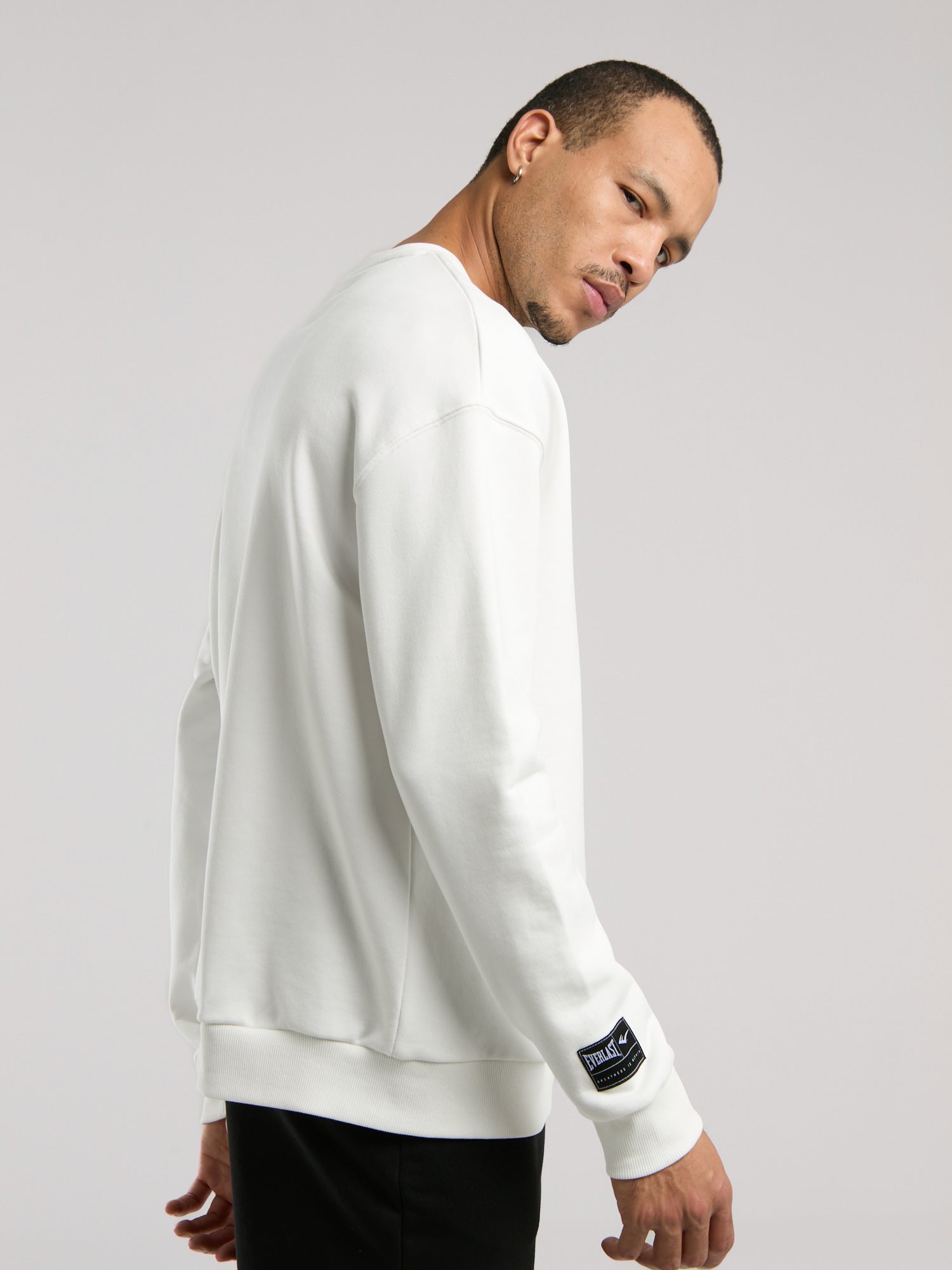 Ever Essentials Comfort Beyaz Erkek Sweatshirt - 4