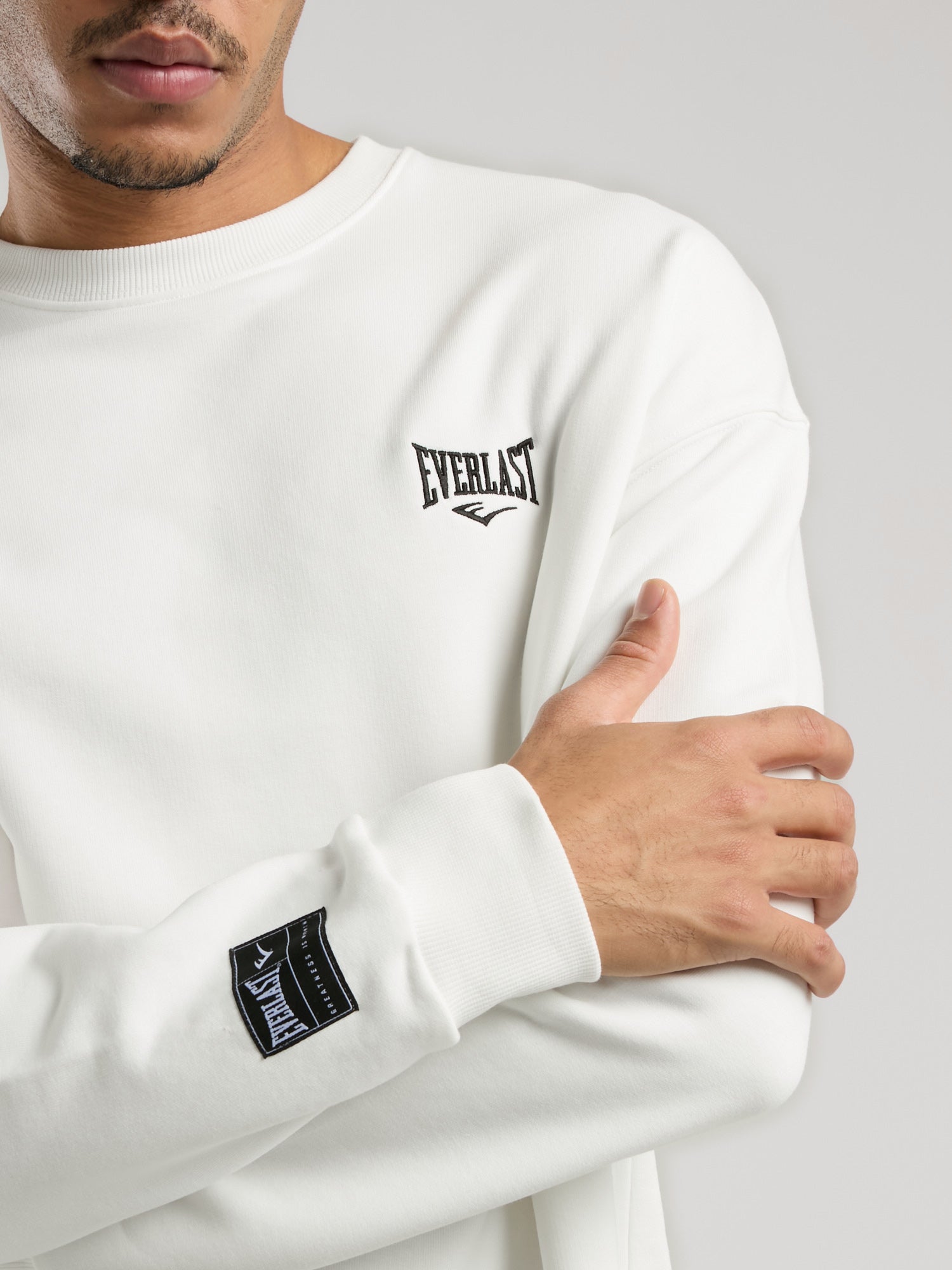 Ever Essentials Comfort Beyaz Erkek Sweatshirt - 5