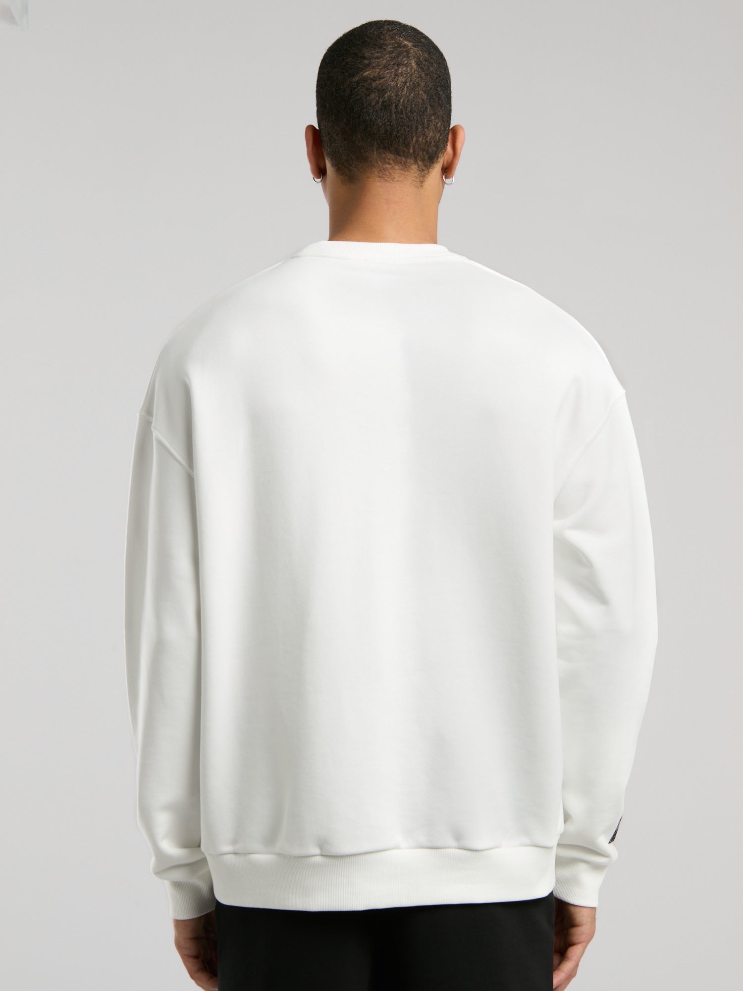 Ever Essentials Comfort Beyaz Erkek Sweatshirt - 7