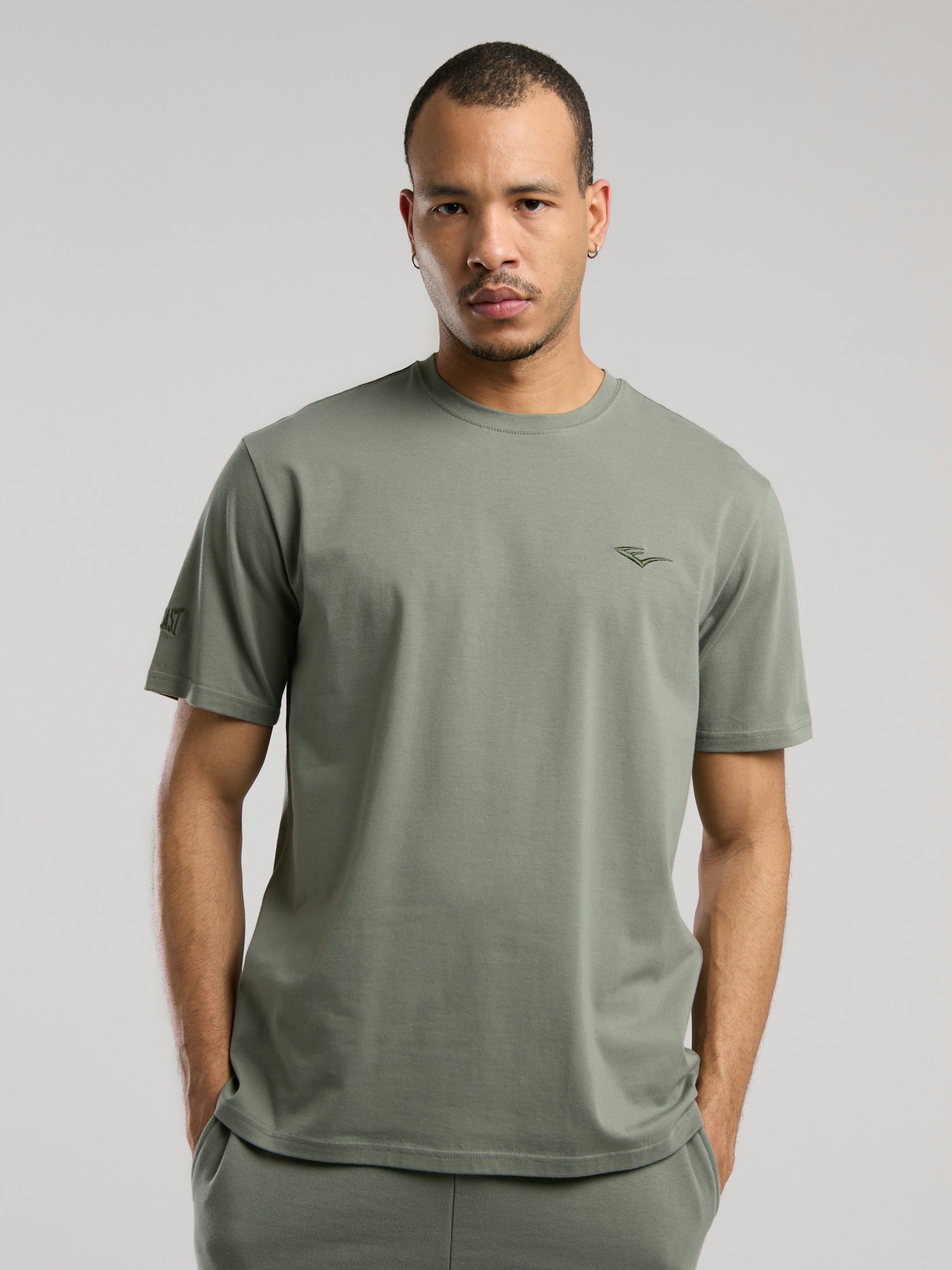 Ever Essentials Regular Haki Erkek Tişört - 4