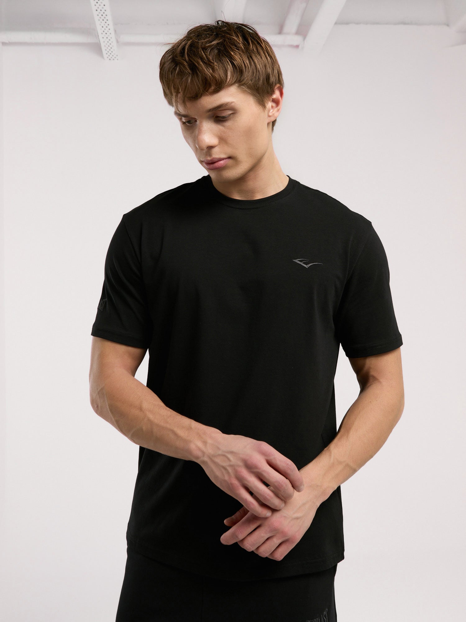 Ever Essentials Regular Siyah Erkek Tişört - 4