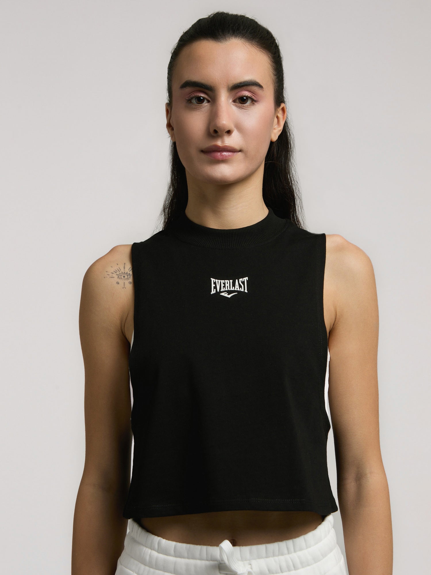 Ever Essentials Siyah Kadın Atlet