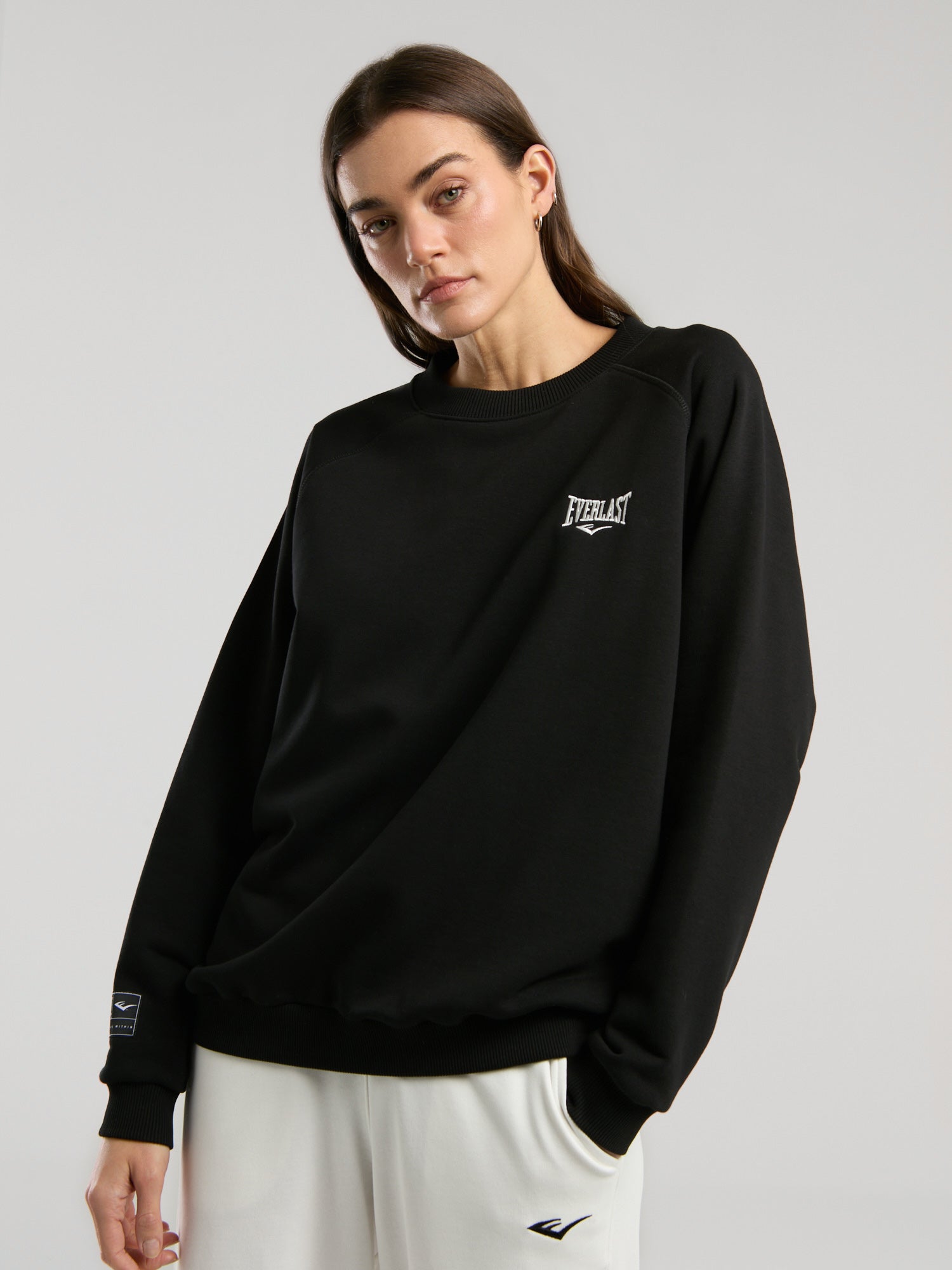 Ever Essentials Siyah Kadın Sweatshirt - 4