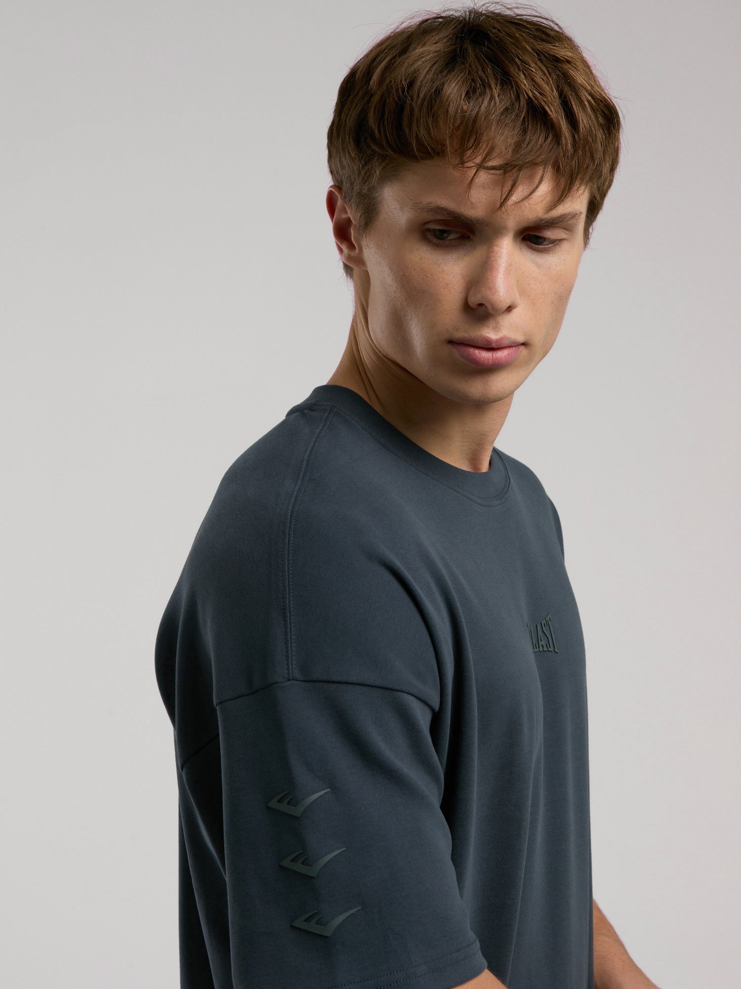 Ever Relaxed Oversize Antrasit Erkek Tişört - 4