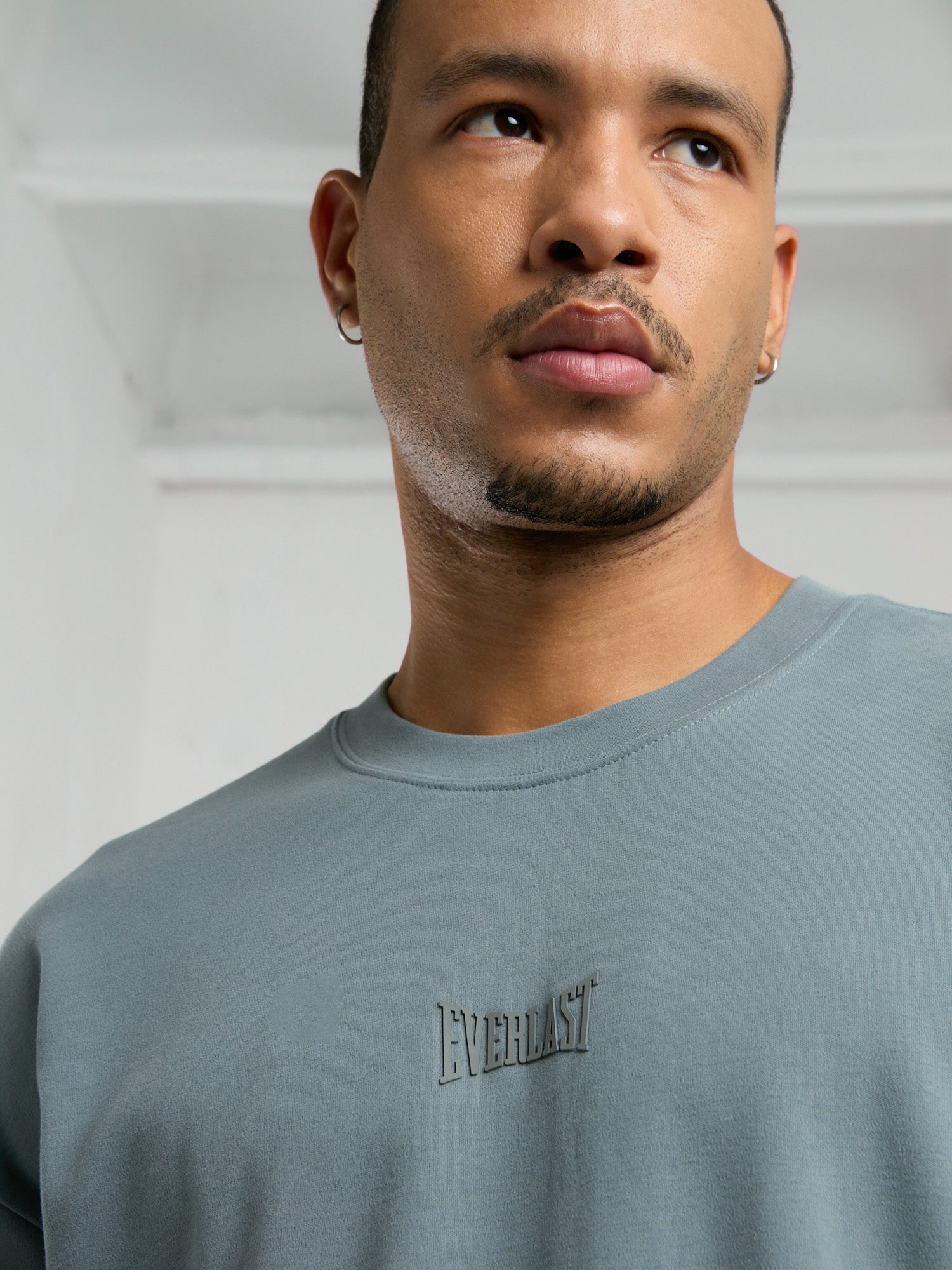 Ever Relaxed Oversize Gri Erkek Tişört - 6