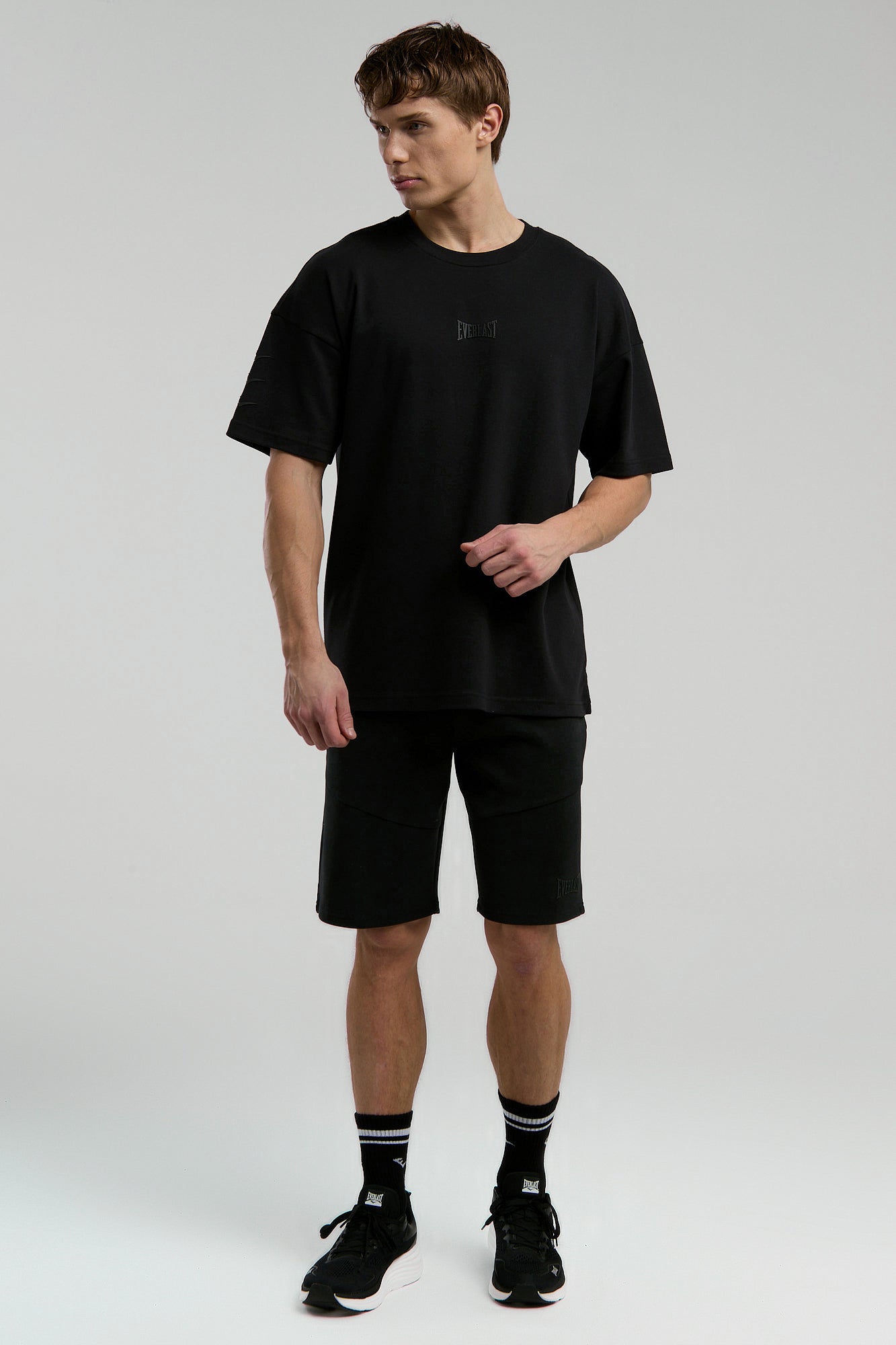 Ever Relaxed Oversize Siyah Erkek Tişört - 5